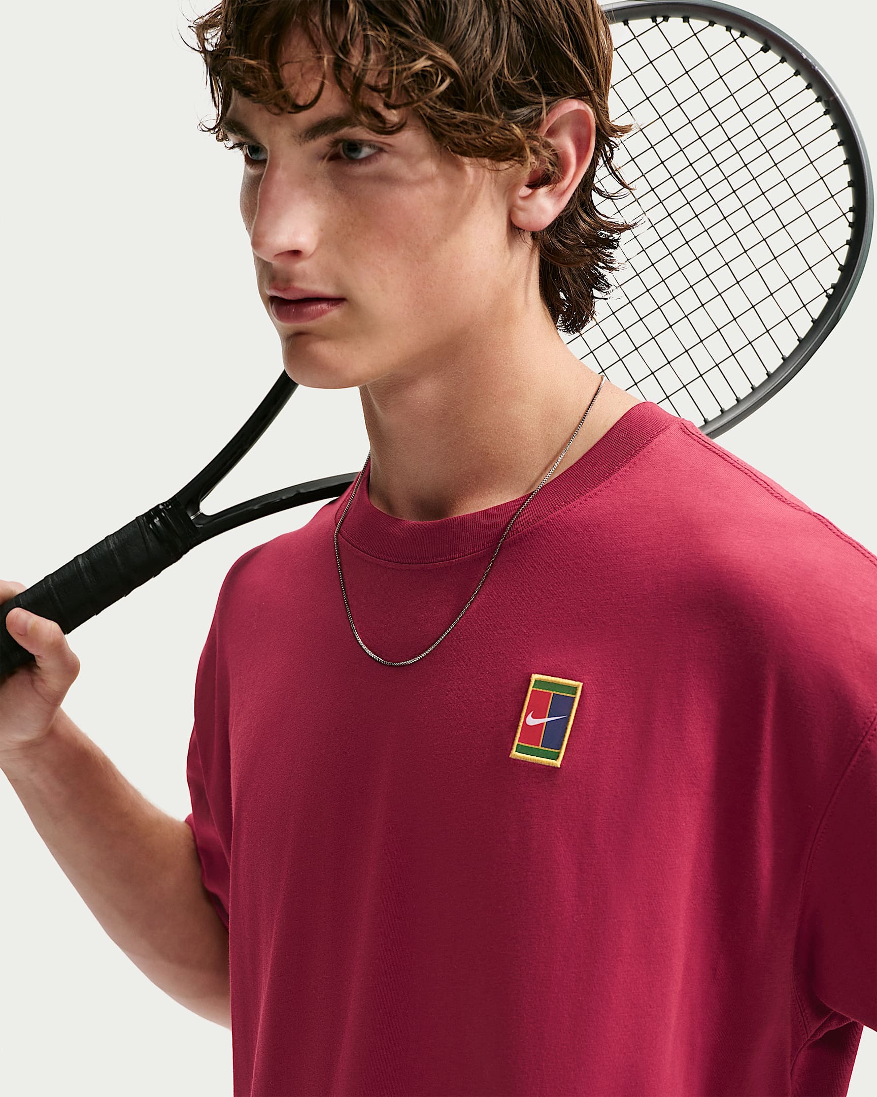 Nike T-Shirt »NikeCourt Men's Max90 Tennis T-Shirt« mit unifarbenem Design, Kurzarm, aus Jersey, Basic-Passform