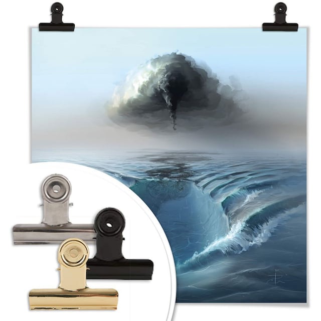 Wall-Art Poster »Ozean Sehnsucht Schiff auf Meer«, Meer, (1 St.), Poster,  Wandbild, Bild, Wandposter kaufen bei OTTO