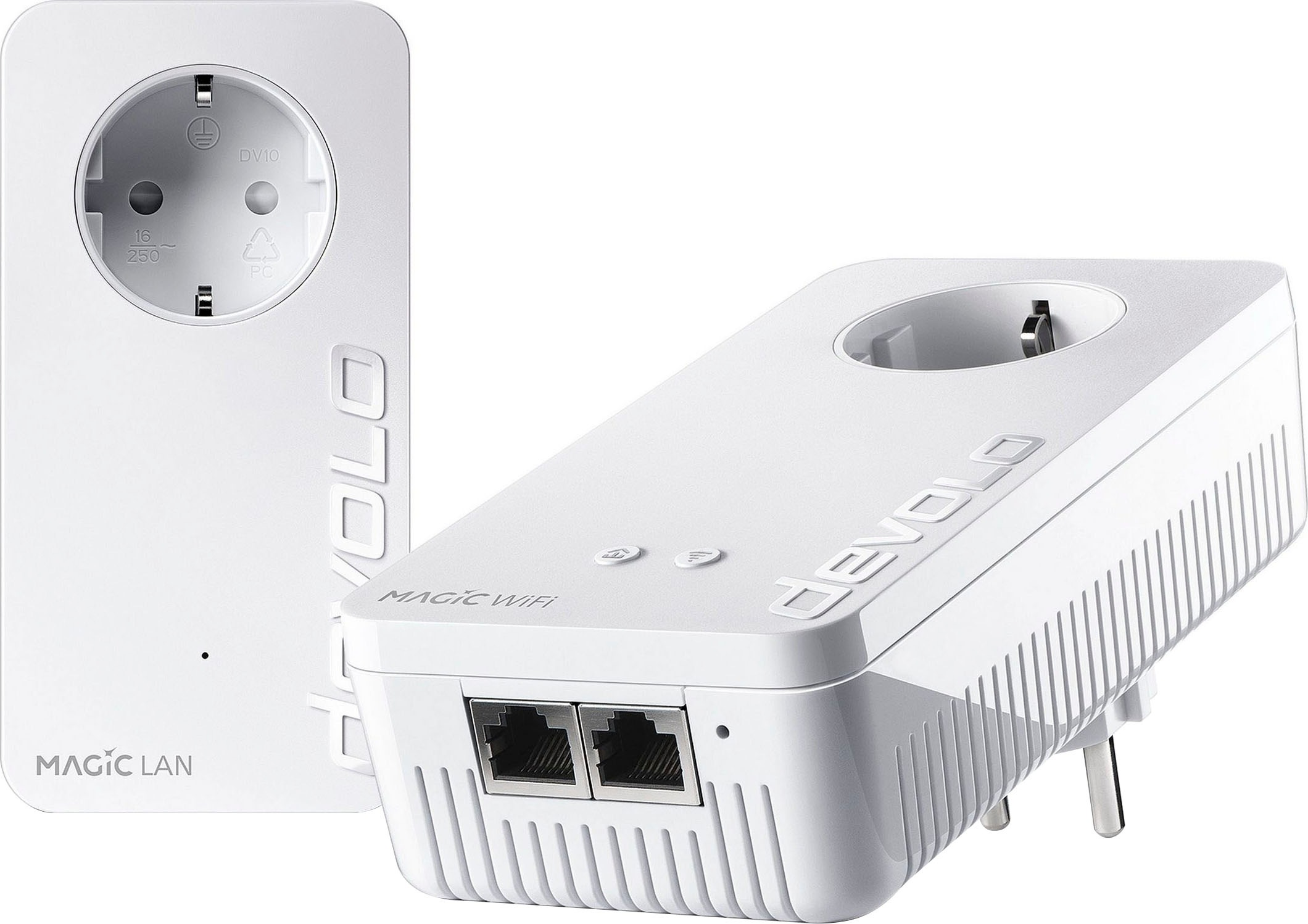 DEVOLO WLAN-Router »Magic 1 WiFi ac Starter Kit (1200Mbit, Powerline + WLAN, 3x LAN, Mesh)«