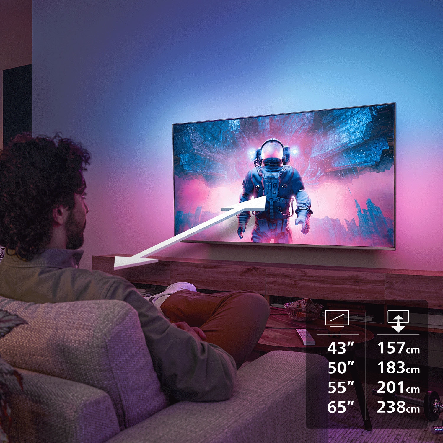 Philips QLED-Fernseher »43PQS8501/12« 108 cm/43 ″ Smart-TV