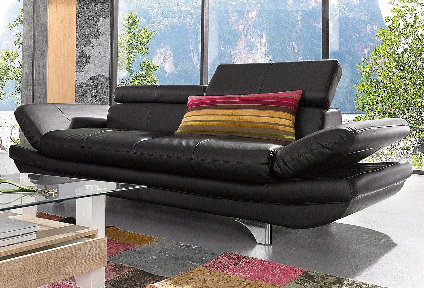 COTTA 2-Sitzer »Enterprise«, Big-Sofa, mit Armteilverstellung & Kopfteilverstellung