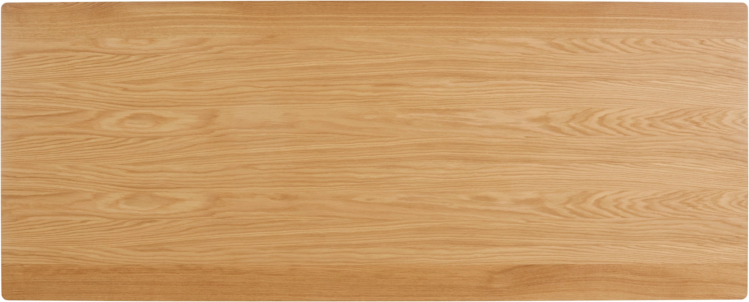 OTTO products Esstisch »Flemming«, Massivholz Eiche, 175 cm oder 225 cm, elegant gewölbte Tischplatte