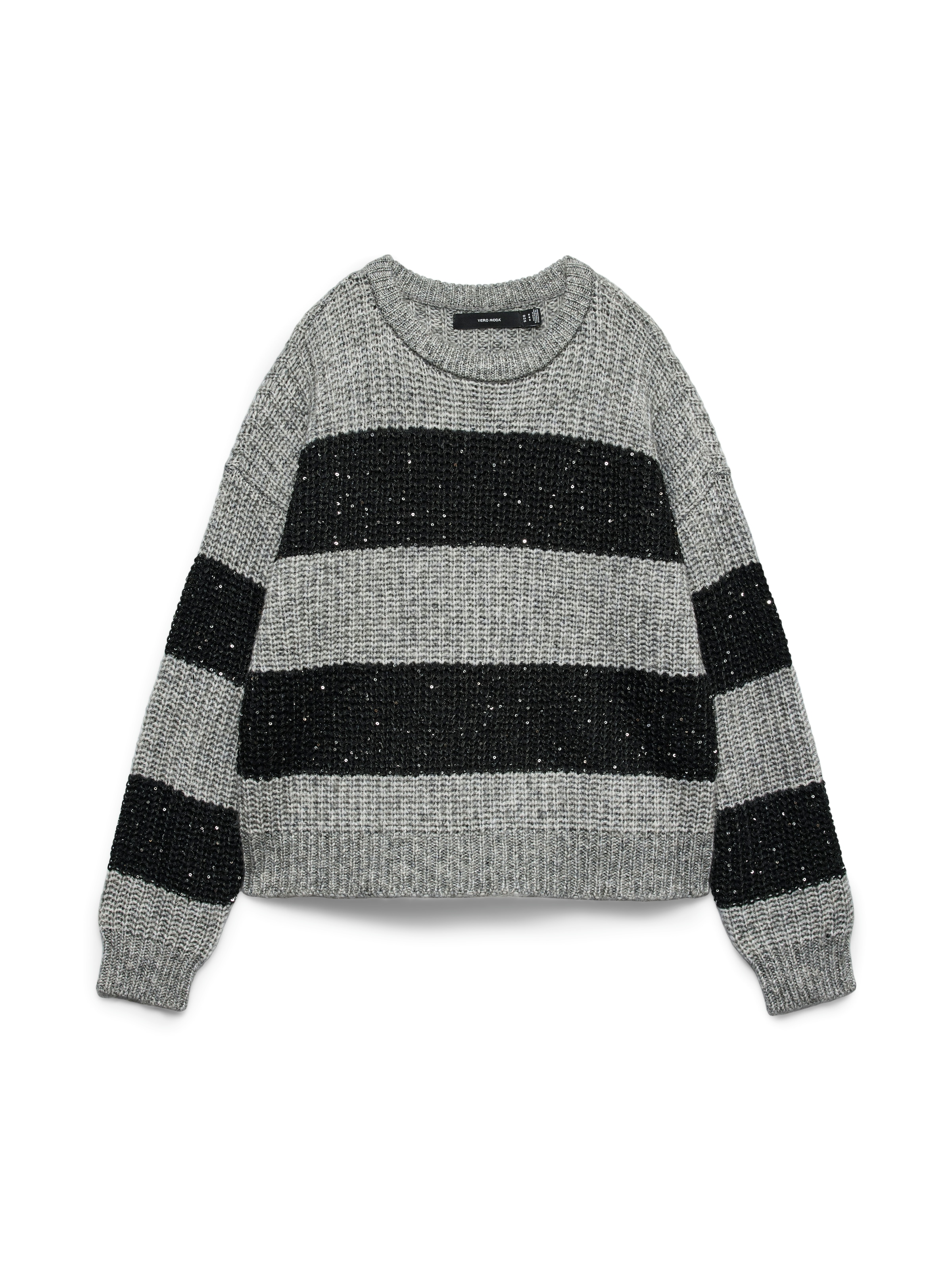 Vero Moda Strickpullover »VMSPARKLE LS O-NECK PULLOVER«
