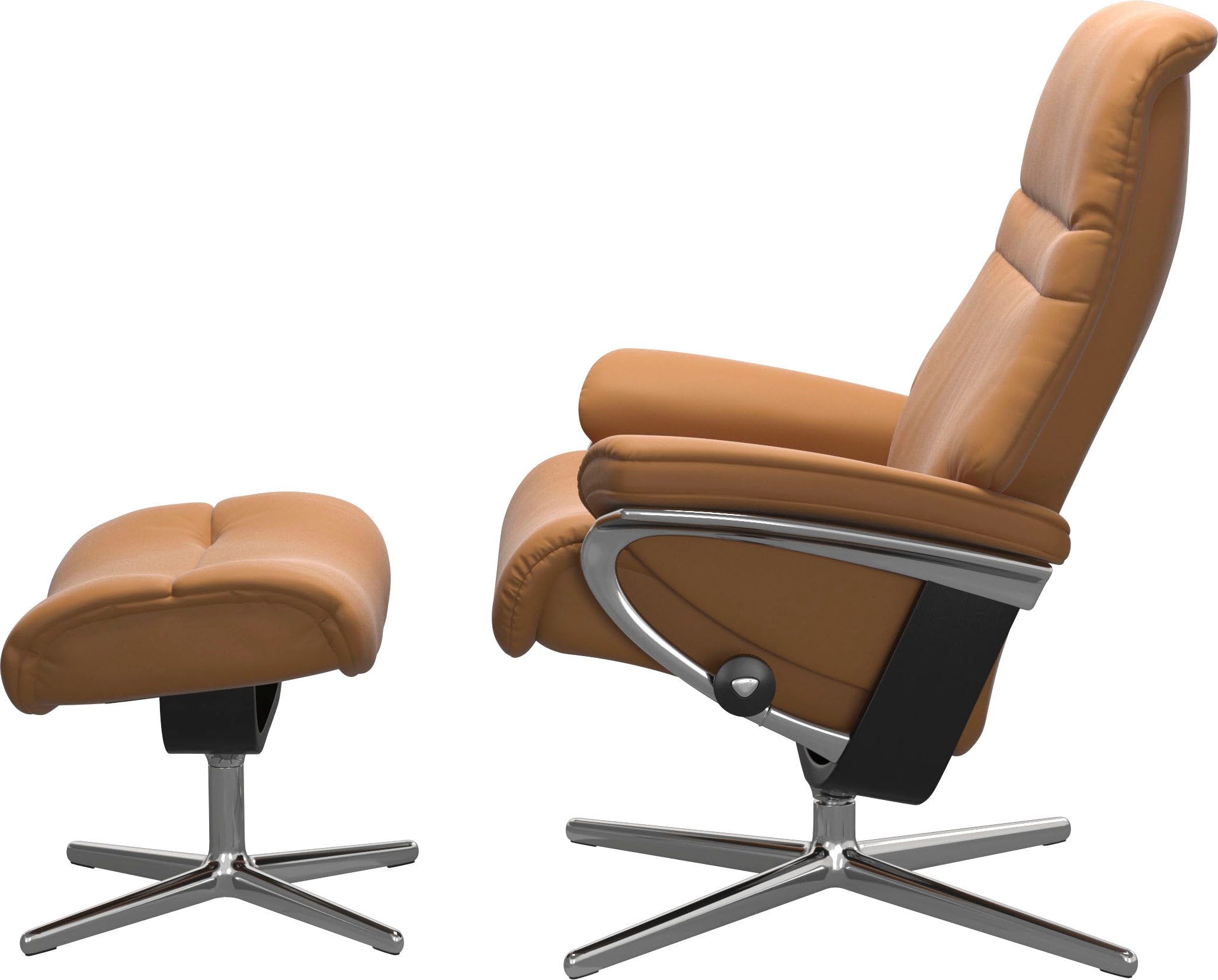 Stressless® Relaxsessel »Sunrise«, mit Cross Base, Größe S, M & L, Holzakzent Schwarz