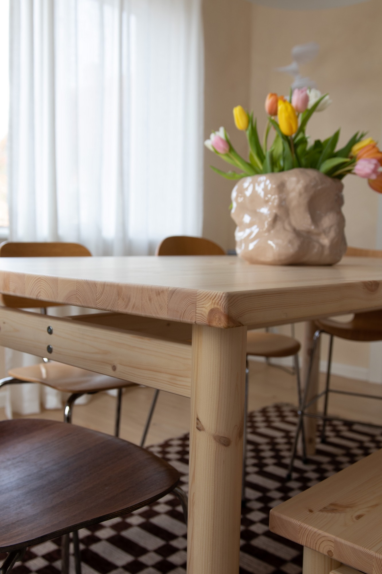 Karup Design Esstisch »PACE DINING TABLE«, aus FSC®-zertifiziertem Kiefernholz, Größe 150 x 75 cm.