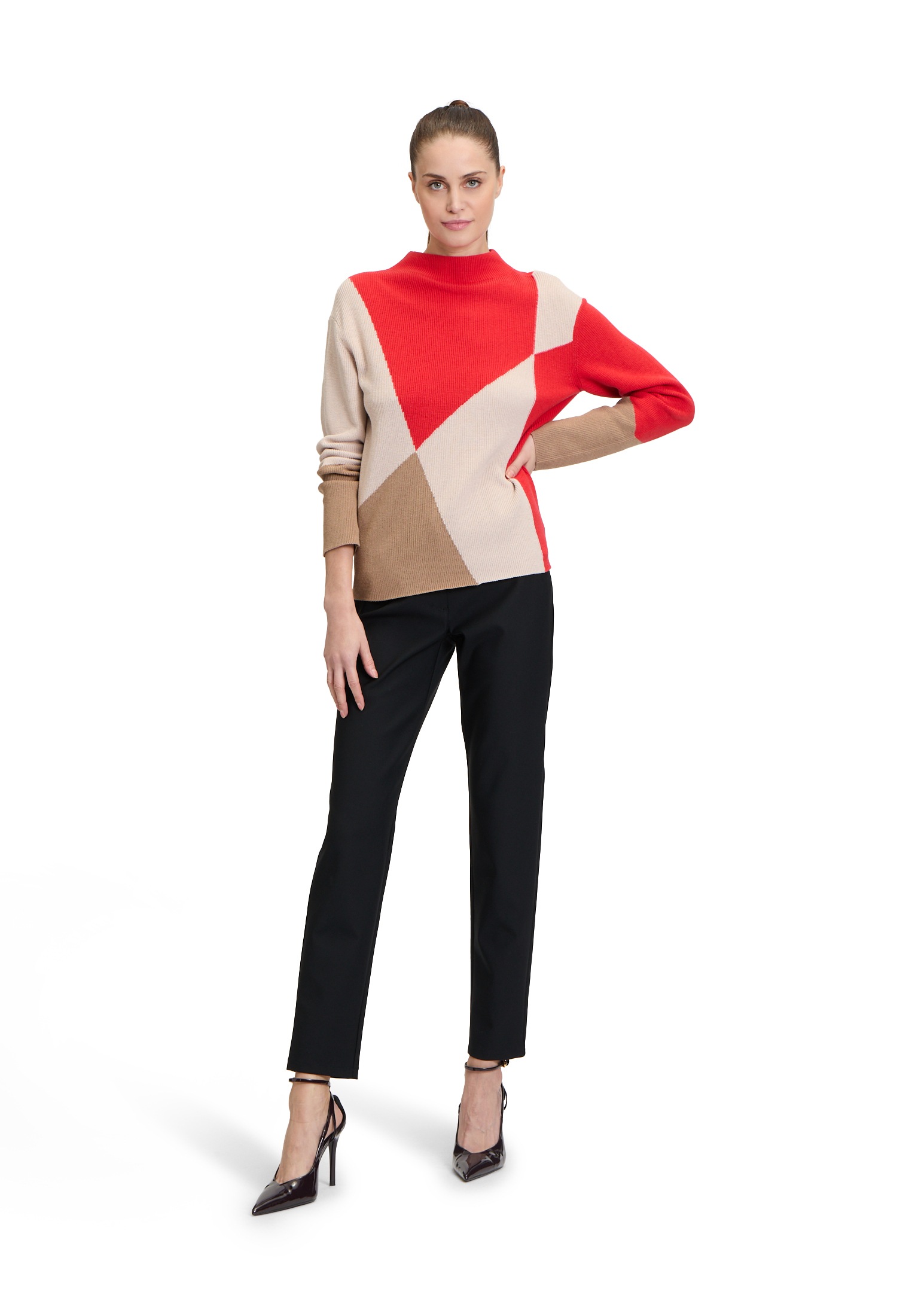 Betty Barclay Rundhalspullover »Feinstrickpullover mit Intarsie«