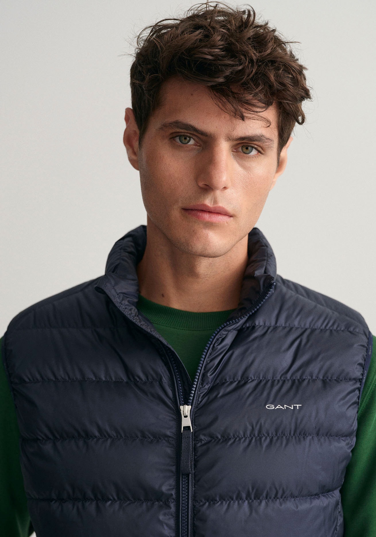 Gant Steppweste »LIGHT GILET«, im Streifen-Stepp-Look