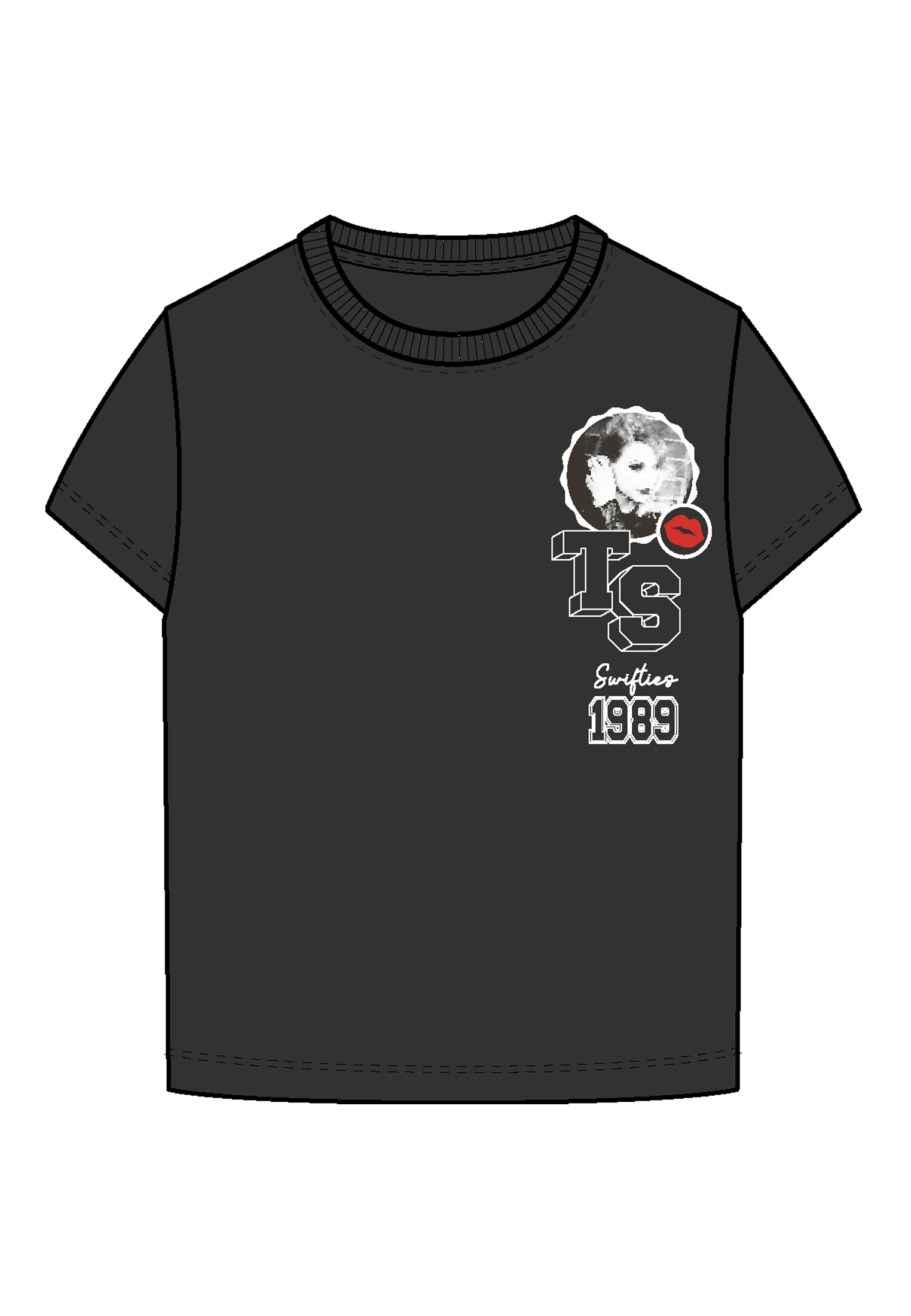 Name It T-Shirt »NKFFEYRE TSWIFT SS NREG TOP SKY«, CELEBRITY ICONS mit Taylor Swift Druck