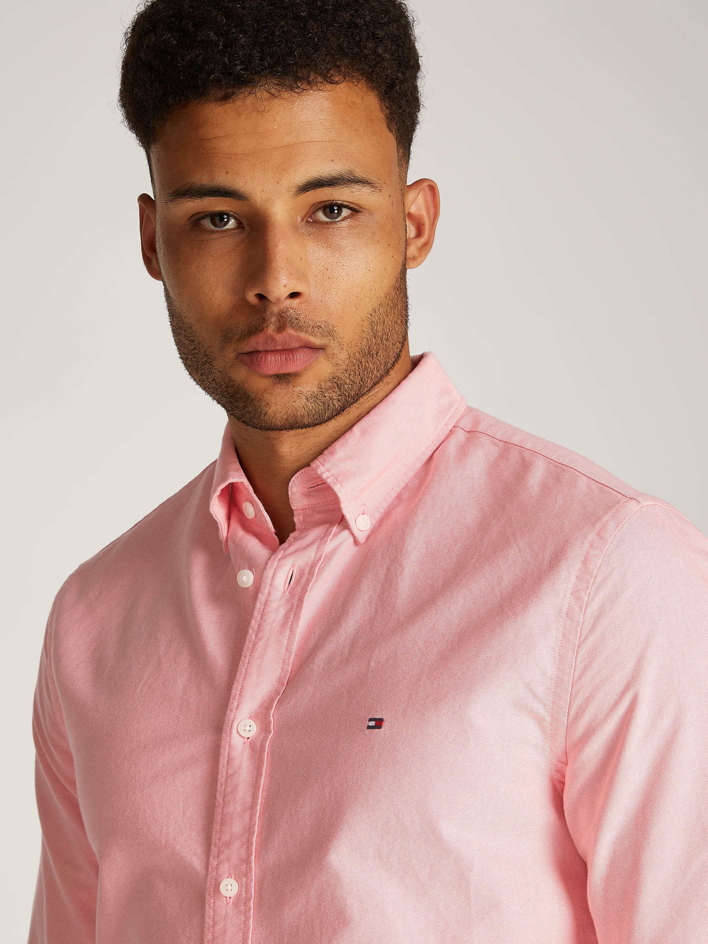 Tommy Hilfiger Langarmhemd »SOLID HERITAGE OXFORD RF SHIRT«