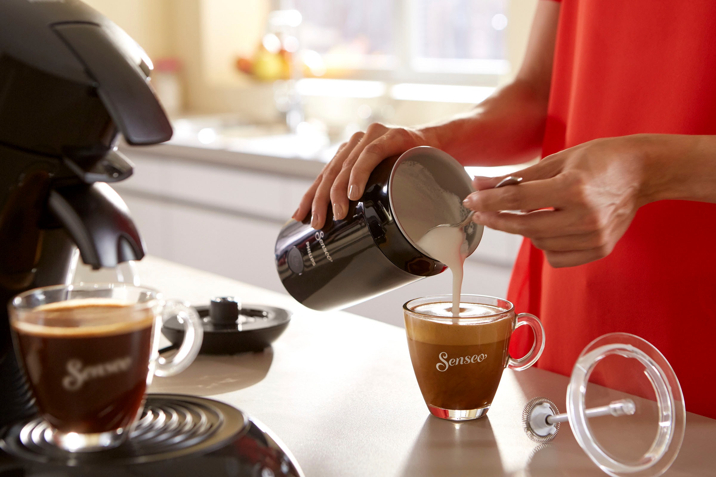 Philips Senseo Kaffeepadmaschine »Original HD6553/65«, inkl. Milchaufschäumer im Wert von € 79,99 UVP