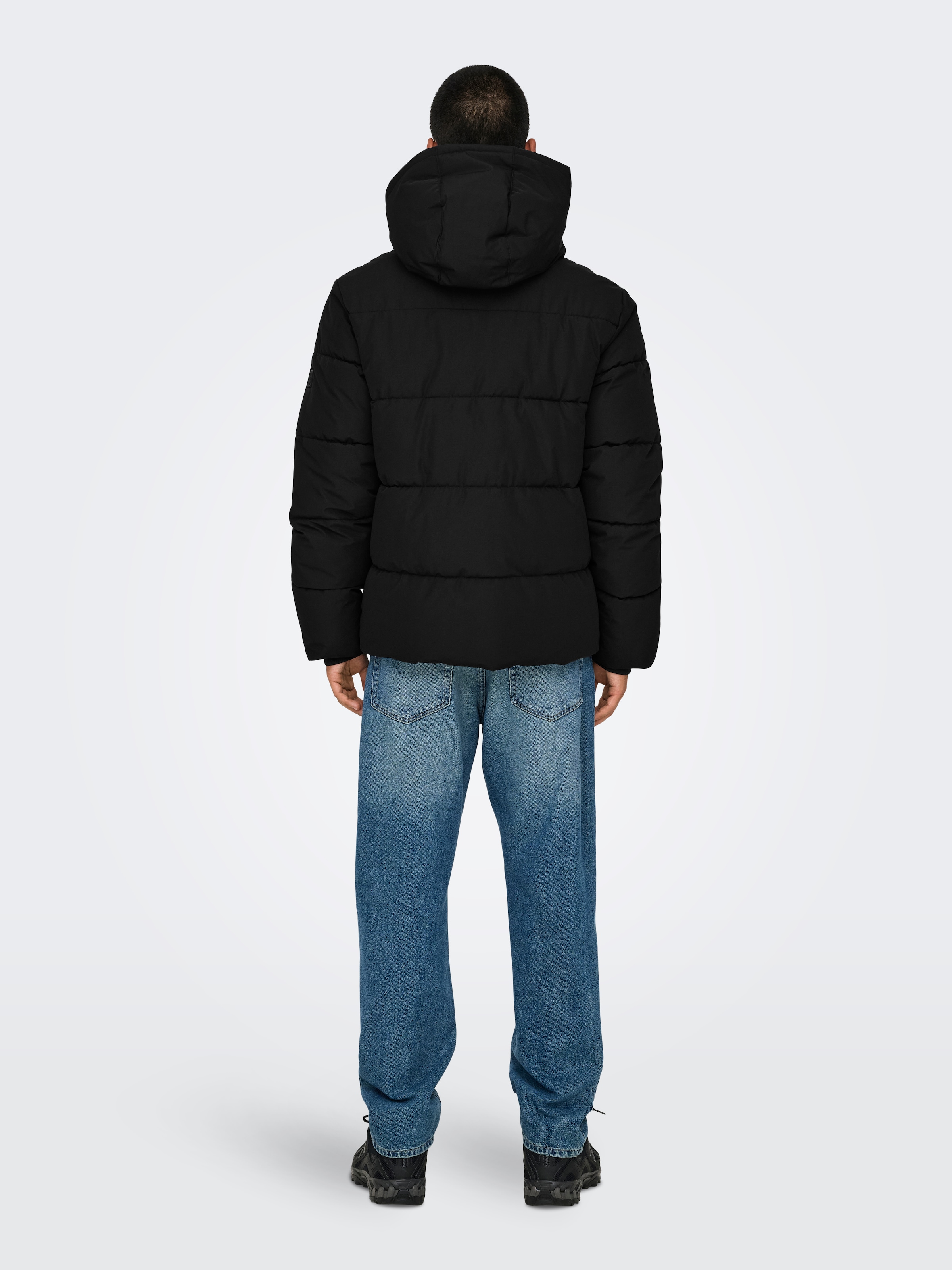 ONLY & SONS Steppjacke »ONSELIJAH PCKT. HOOD JACKET OTW NOOS«, mit Kapuze