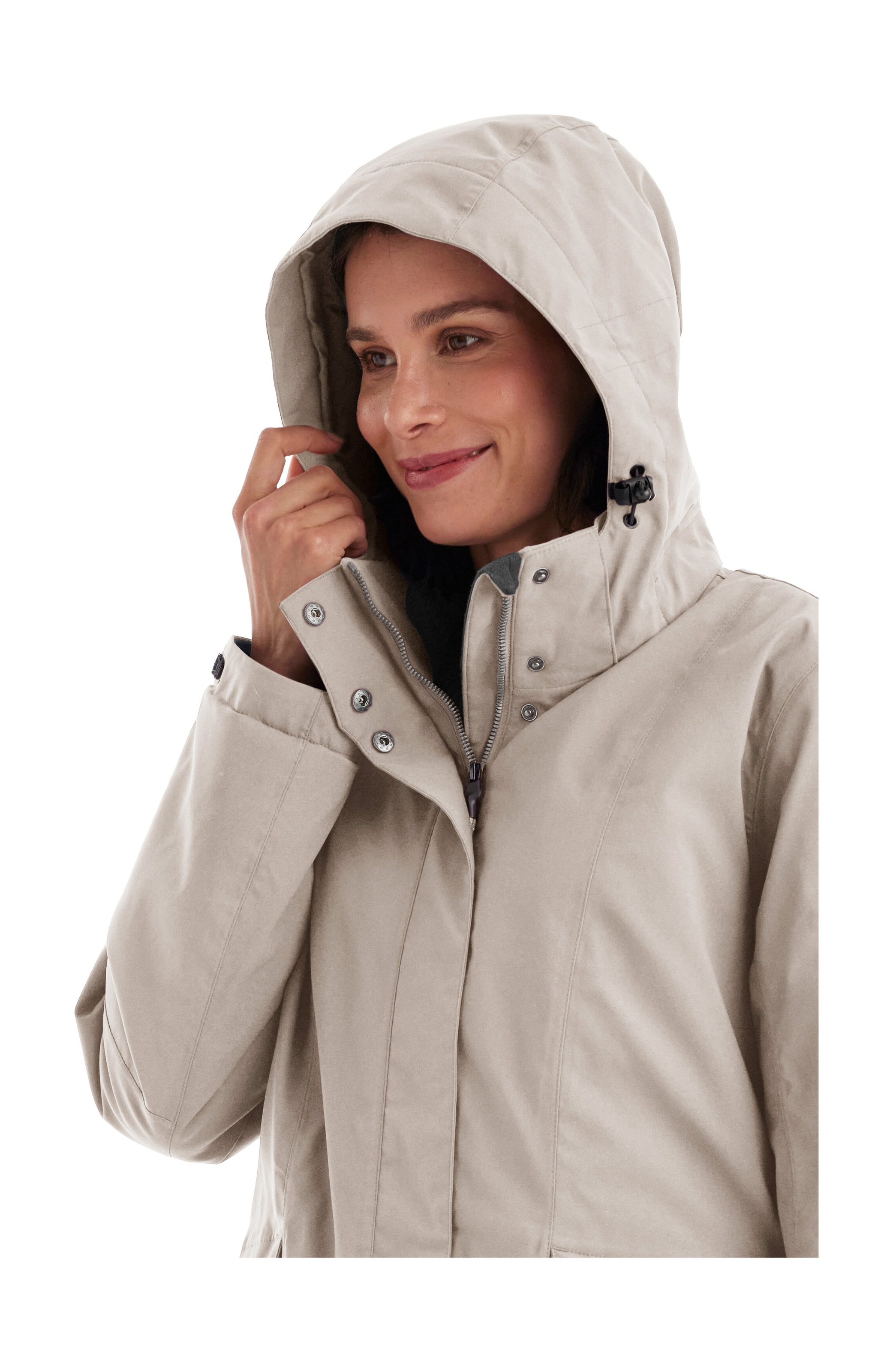 Killtec Funktionsjacke »Damen Jacke«, Wasserdichte, atmungsaktive Damenjacke mit abnehmbarer Kapuze