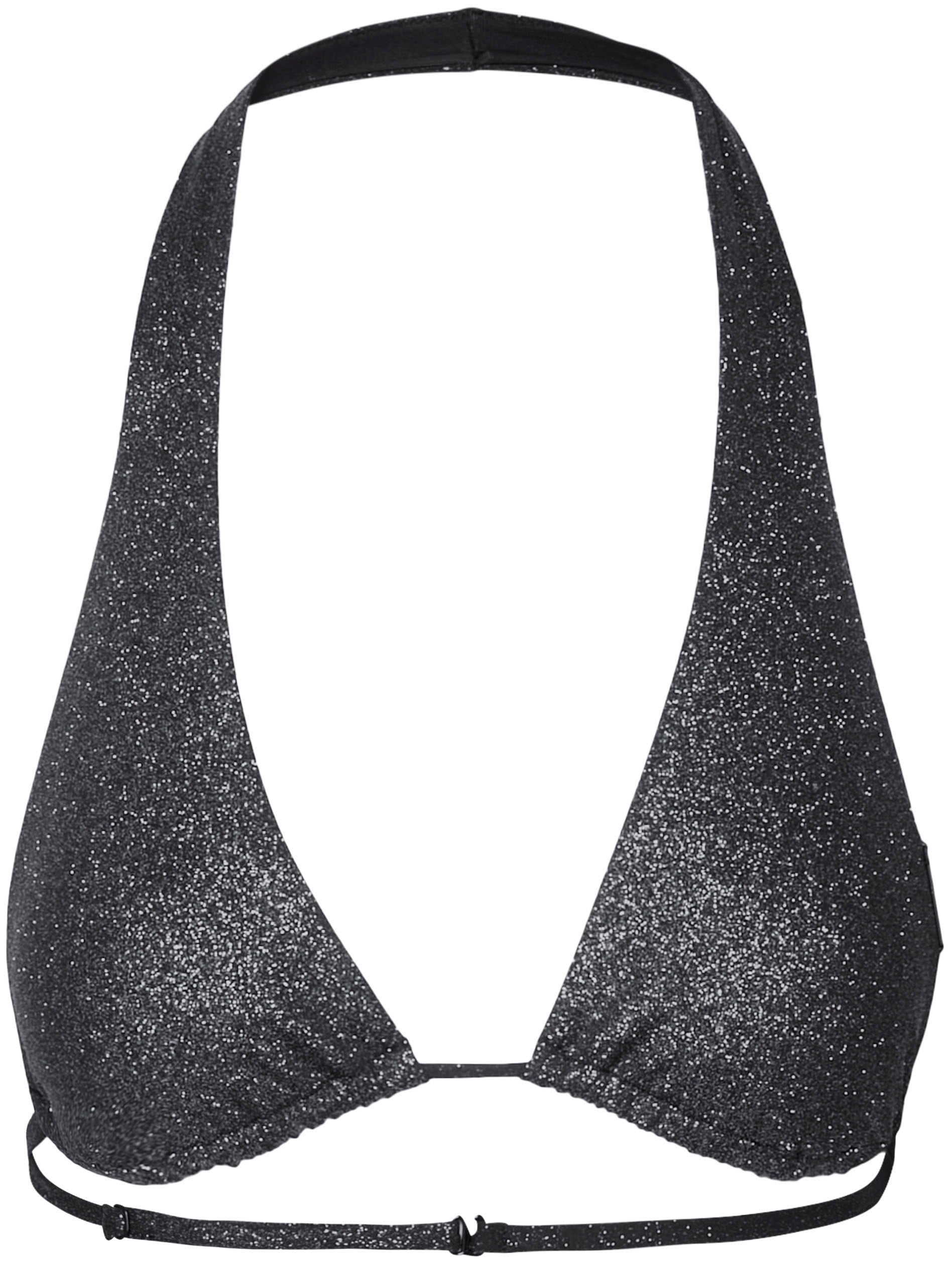 Calvin Klein Swimwear Triangel-Bikini-Top »HALTERNECK TRIANGLE«, in glitzernder Optik