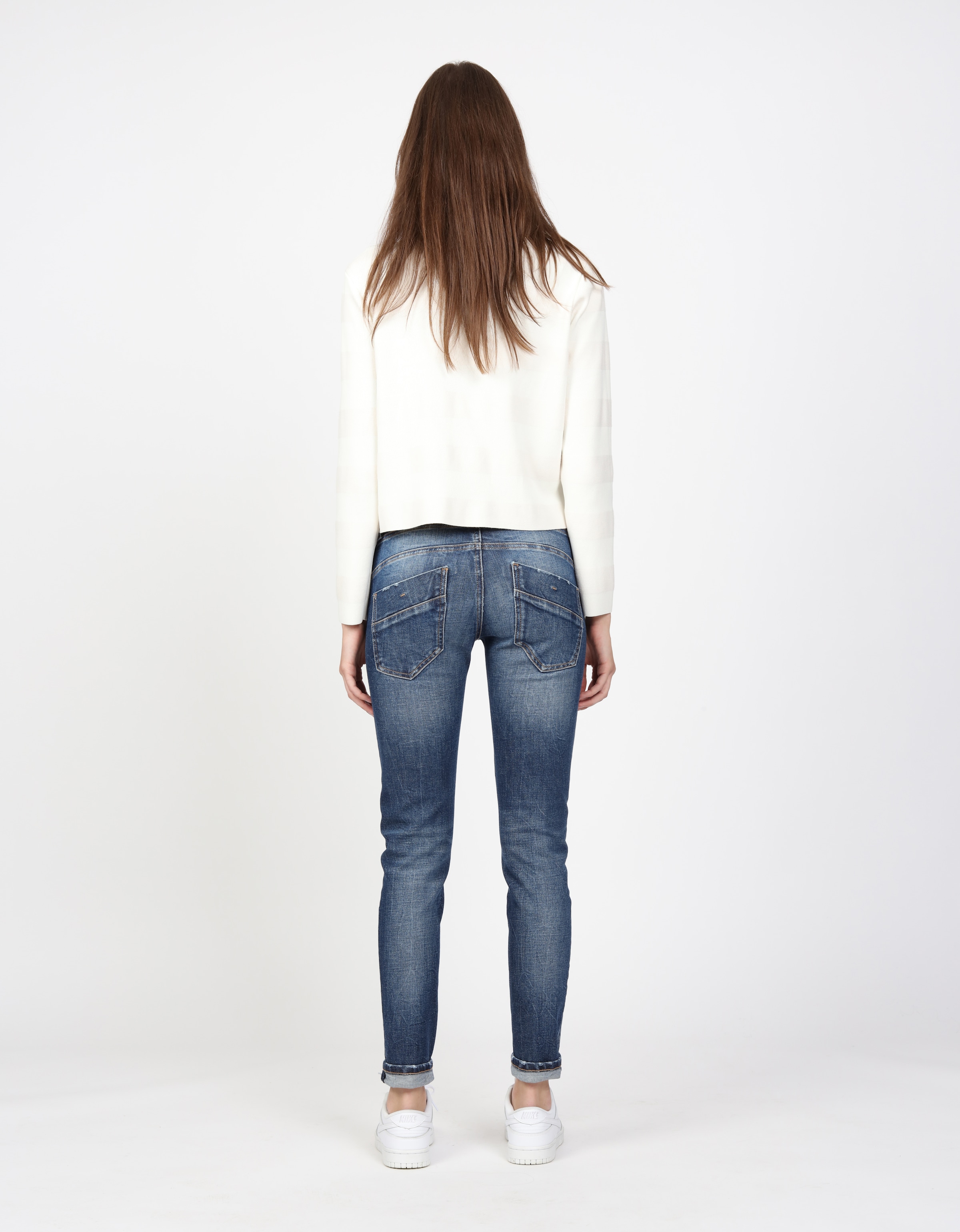 GANG Relax-fit-Jeans »94GERDA«, mit besonderer Struktur