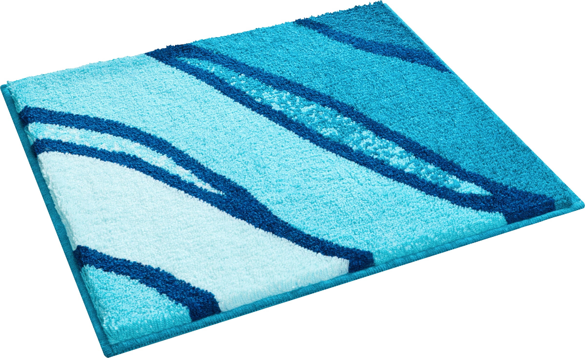 Grund Badematte »Belize, Badvorleger, Badezimmer Teppich, sehr weich«, rutschhemmend beschichtet, schnell trocknend-fußbodenheizungsgeeignet, weiche Haptik, auch als 3 teiliges Set erhältlich, Made in Europe