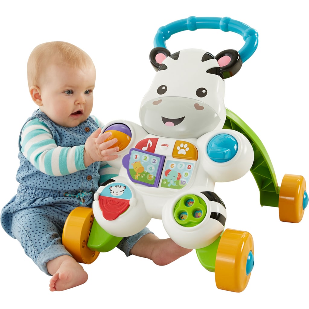 Fisher-Price® Lauflernhilfe »Lern mit mir Zebra Lauflernwagen«