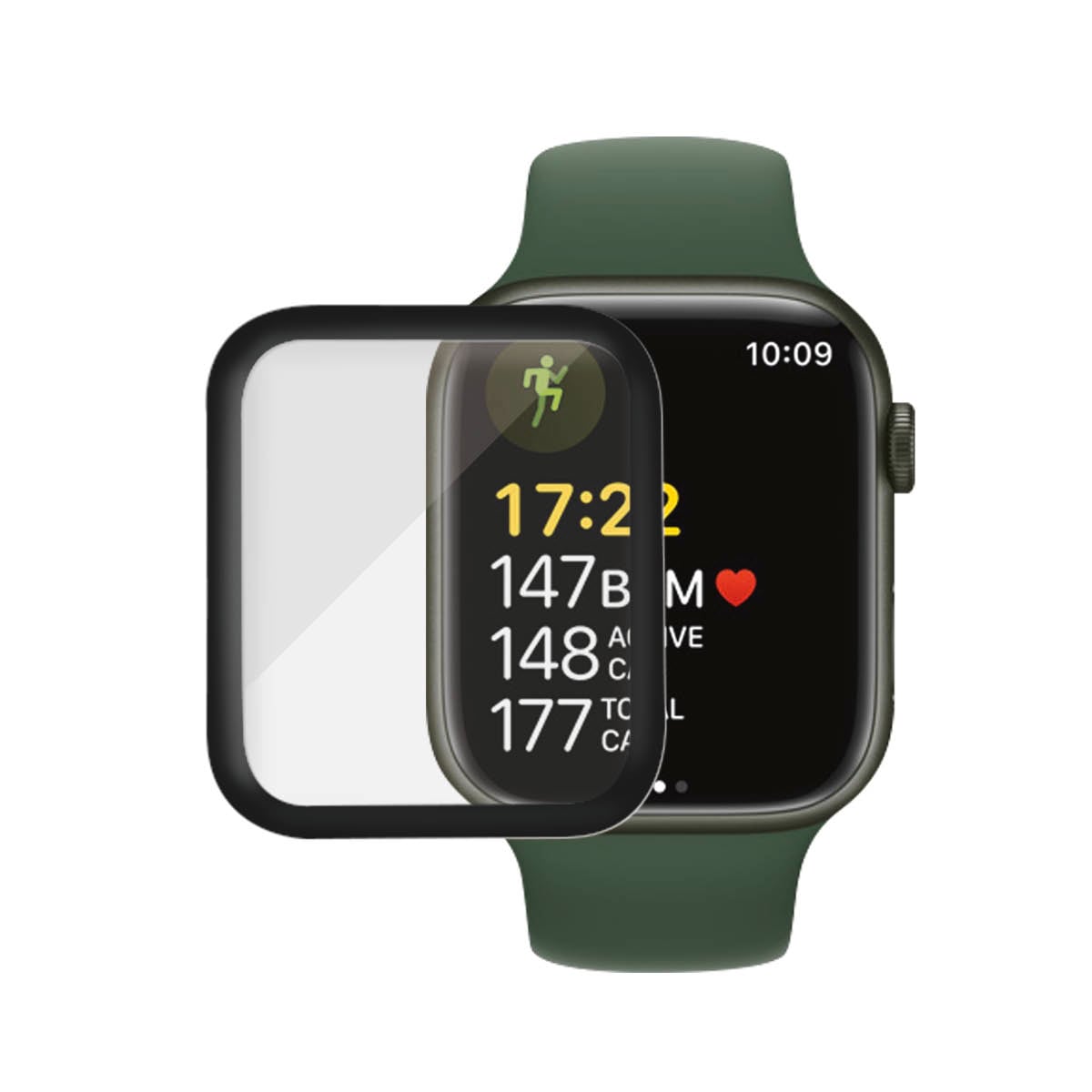 PanzerGlass Displayschutzglas »Screen Protector Glass« für Apple Watch Series 7/8 41mm