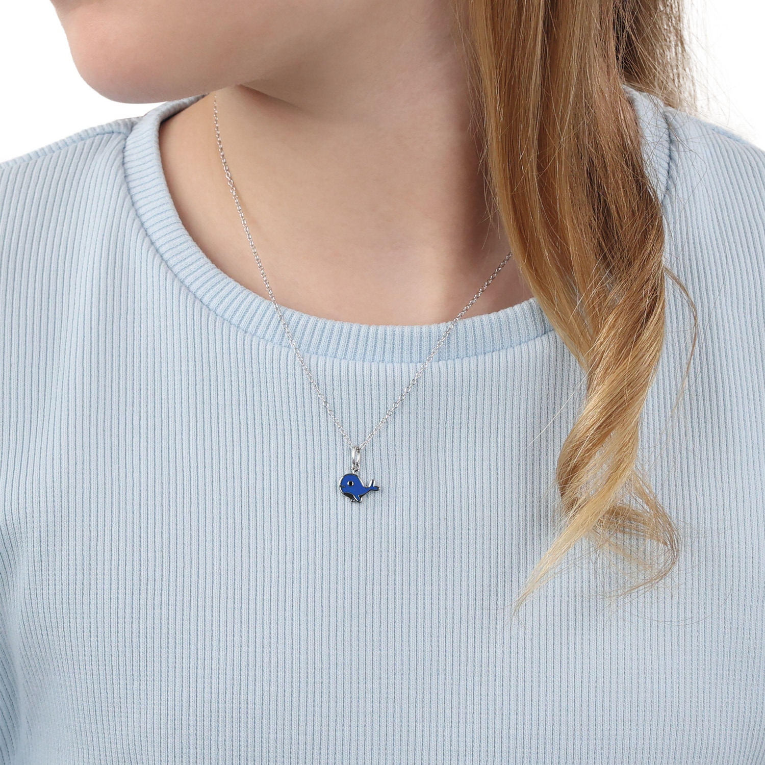 Prinzessin Lillifee Kette mit Anhänger »Wal-Motiv« mit Zirkonia (synth.)