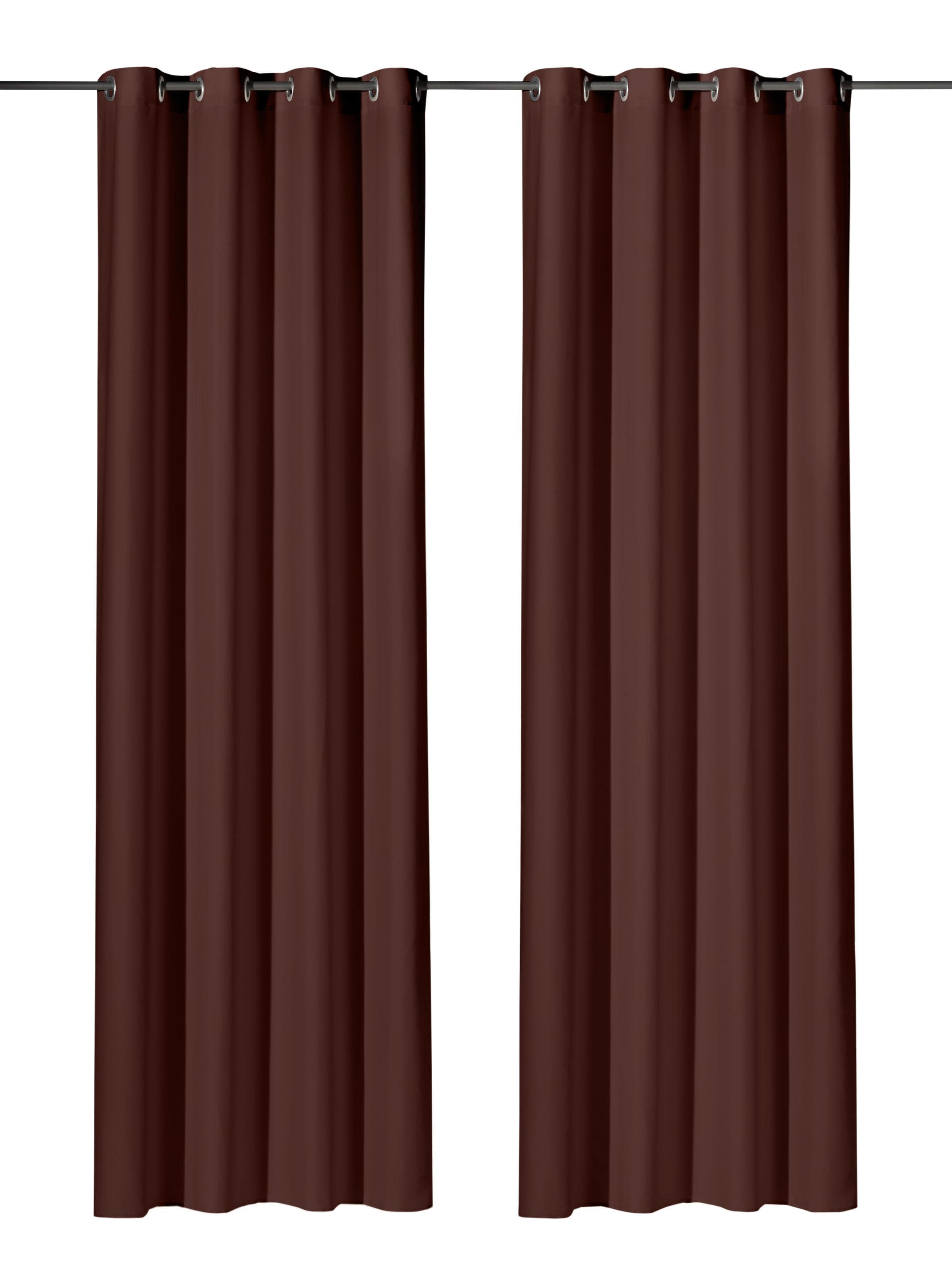 Weckbrodt Vorhang »Vito« Ösen 1 Stk. tlg. Microvelour, blickdicht, Unifarben, Gardine, Store