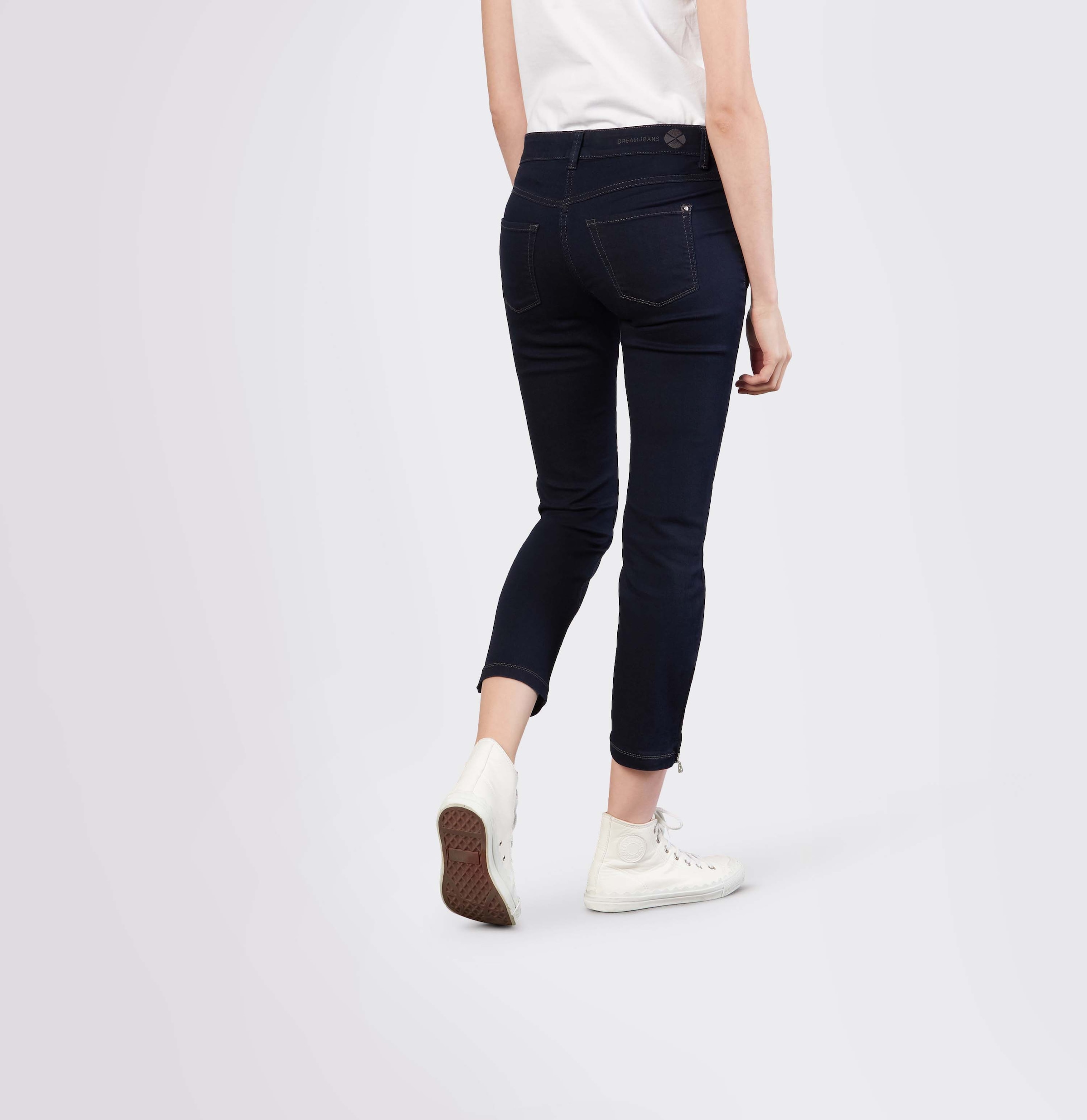 MAC 7/8-Jeans »Dream Chic«, verkürzte Form mit Reißverschluss