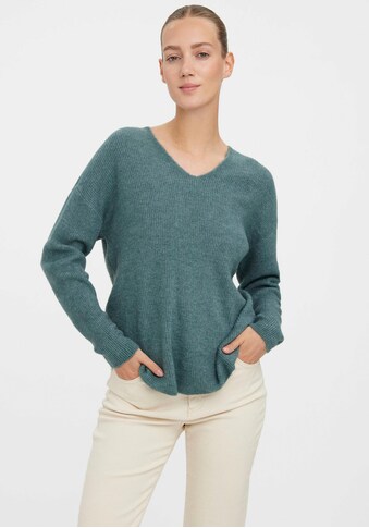 Vero Moda V-Ausschnitt-Pullover »VMCREWLEFILE LS V-NECK BLOUSE« kaufen