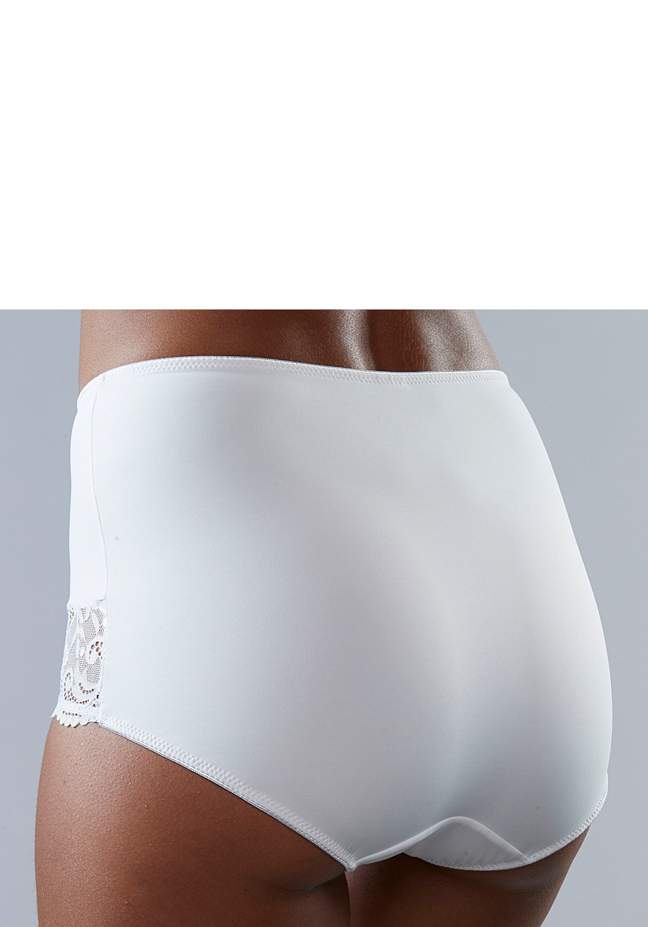 Nuance by Lascana High-Waist-Panty mit Spitzeneinsätzen