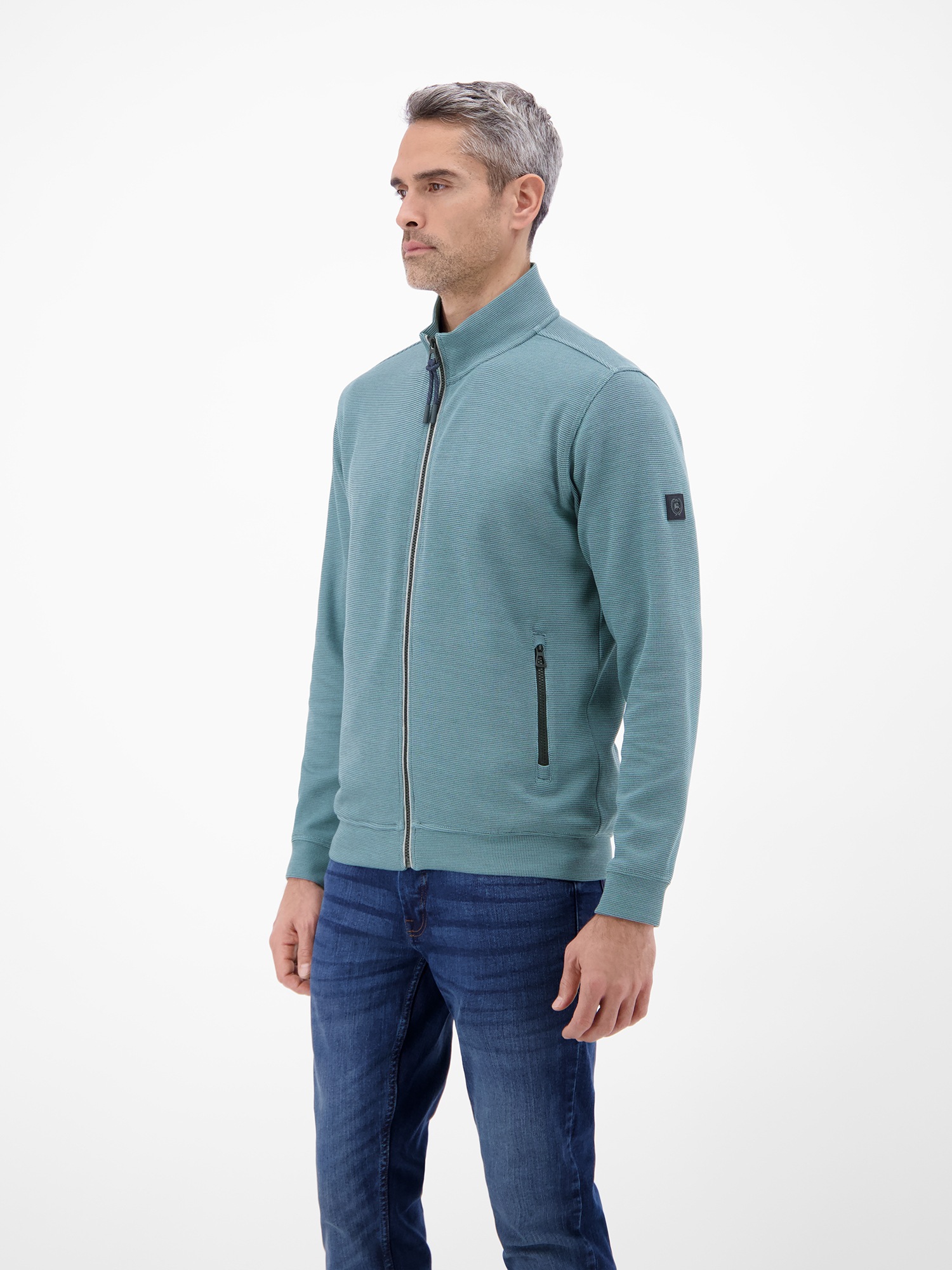 LERROS Sweatjacke »Sweatjacke aus Baumwollmischgewebe«