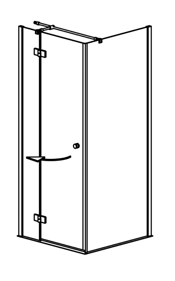 maw by GEO Dusch-Drehtür »A-N300« BxH: 80 x 200 cm