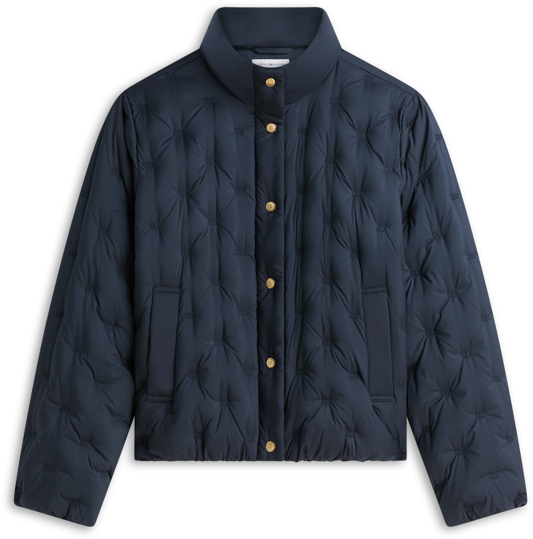 Tommy Hilfiger Steppjacke »LW DOWN FLAG QUILT JACKET« Kunstfaser