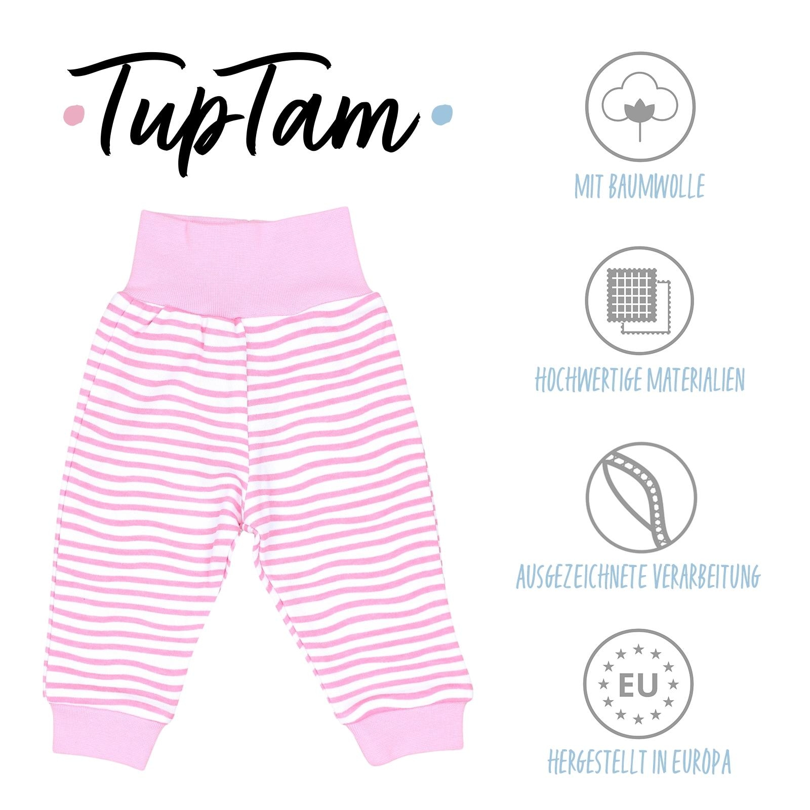 TupTam Pumphose »Pumphose Baby Mädchen Lange Pumphose 3er Pack«