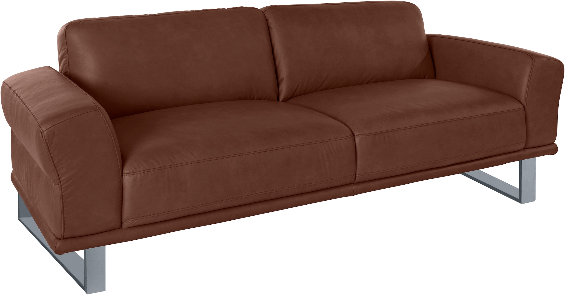 W.SCHILLIG 2,5-Sitzer »montanaa«, mit Metallkufen in Silber matt, Breite 232 cm