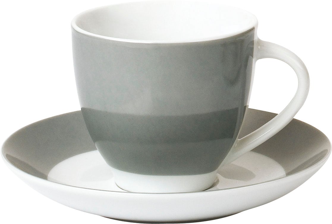 van Well Tasse »Vario«, (Set, 6 tlg., 6 Kaffeetassen 200ml), spülmaschinen- und mikrowellengeeignet, 6-teilig