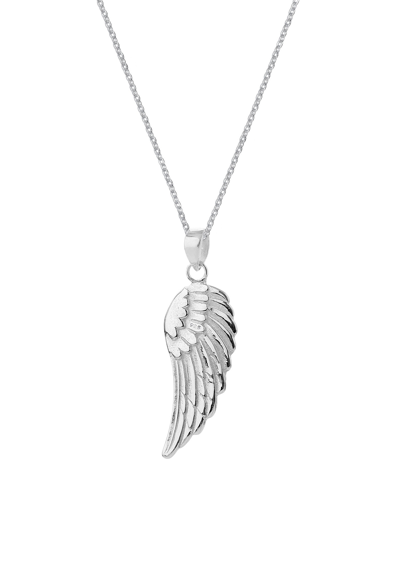 Nenalina Kette mit Anhänger »Halskette Engels-Flügel Anhänger Symbol Glück 925 Silber«