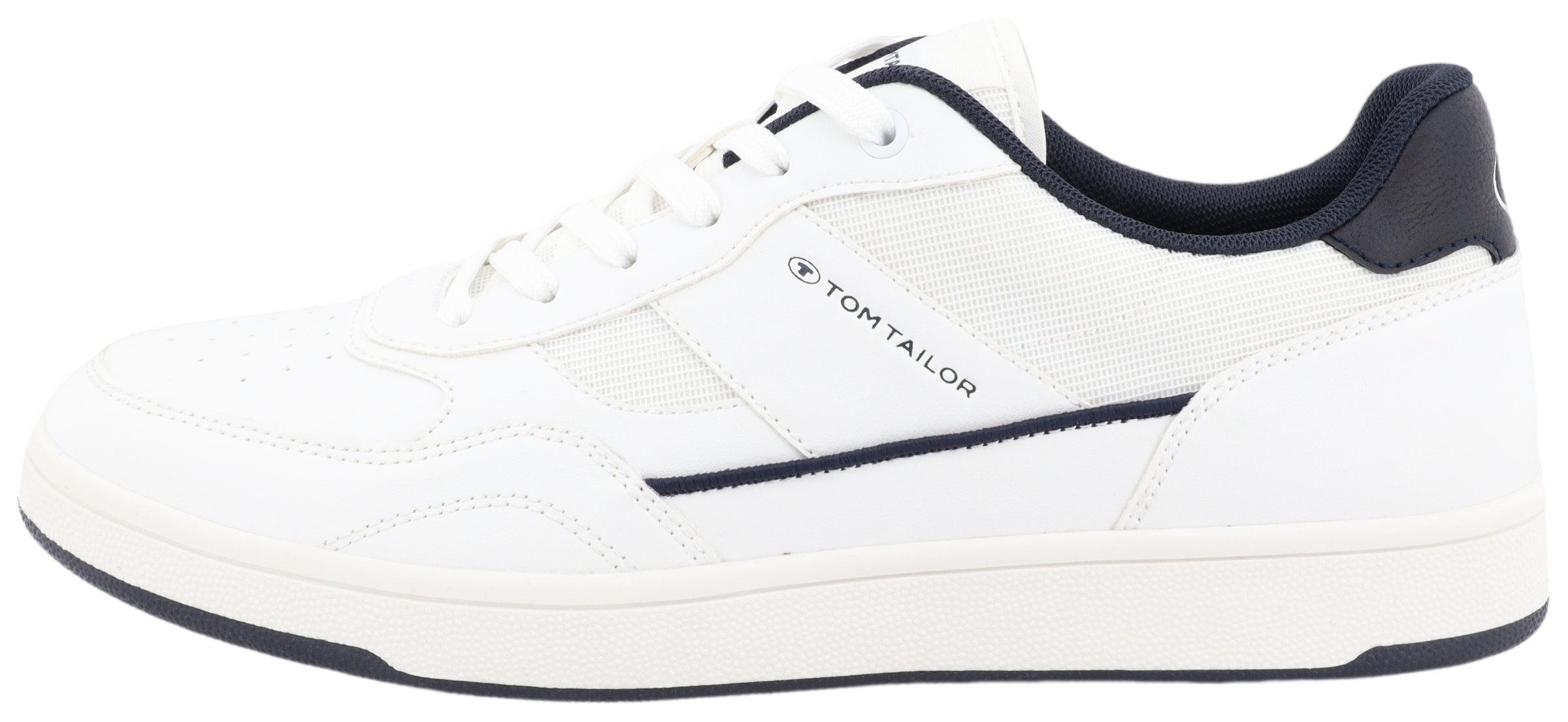 TOM TAILOR Sneaker, Freizeitschuh, Halbschuh, Schnürschuh mit gepolstertem Schaftrand