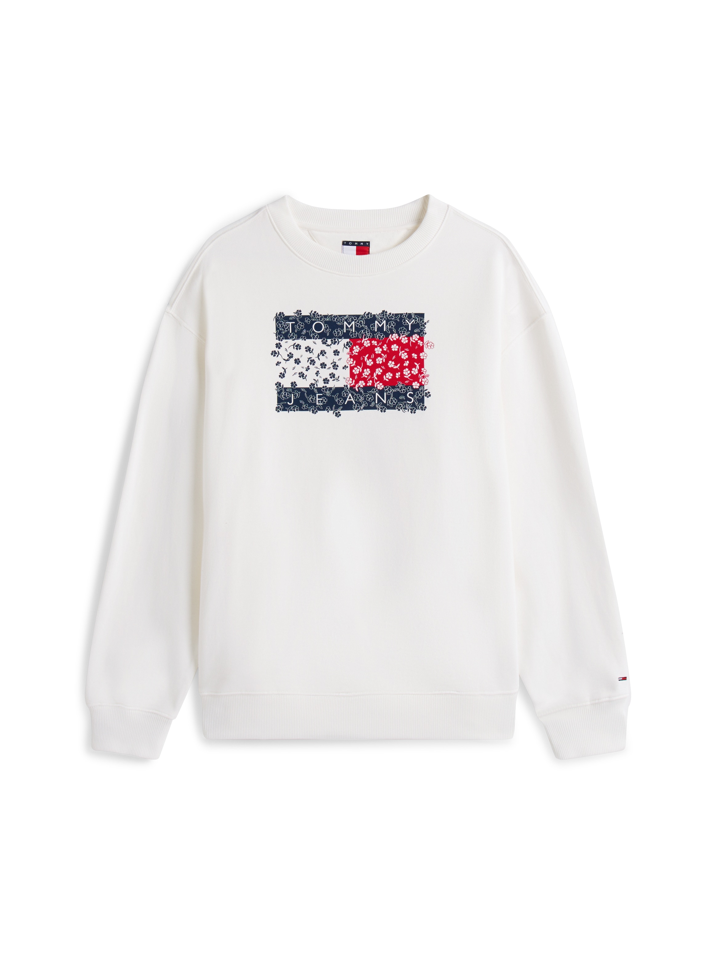 Tommy Jeans Sweatshirt »TJW RLX FLORAL FLAG CREW«, mit Blumenprint