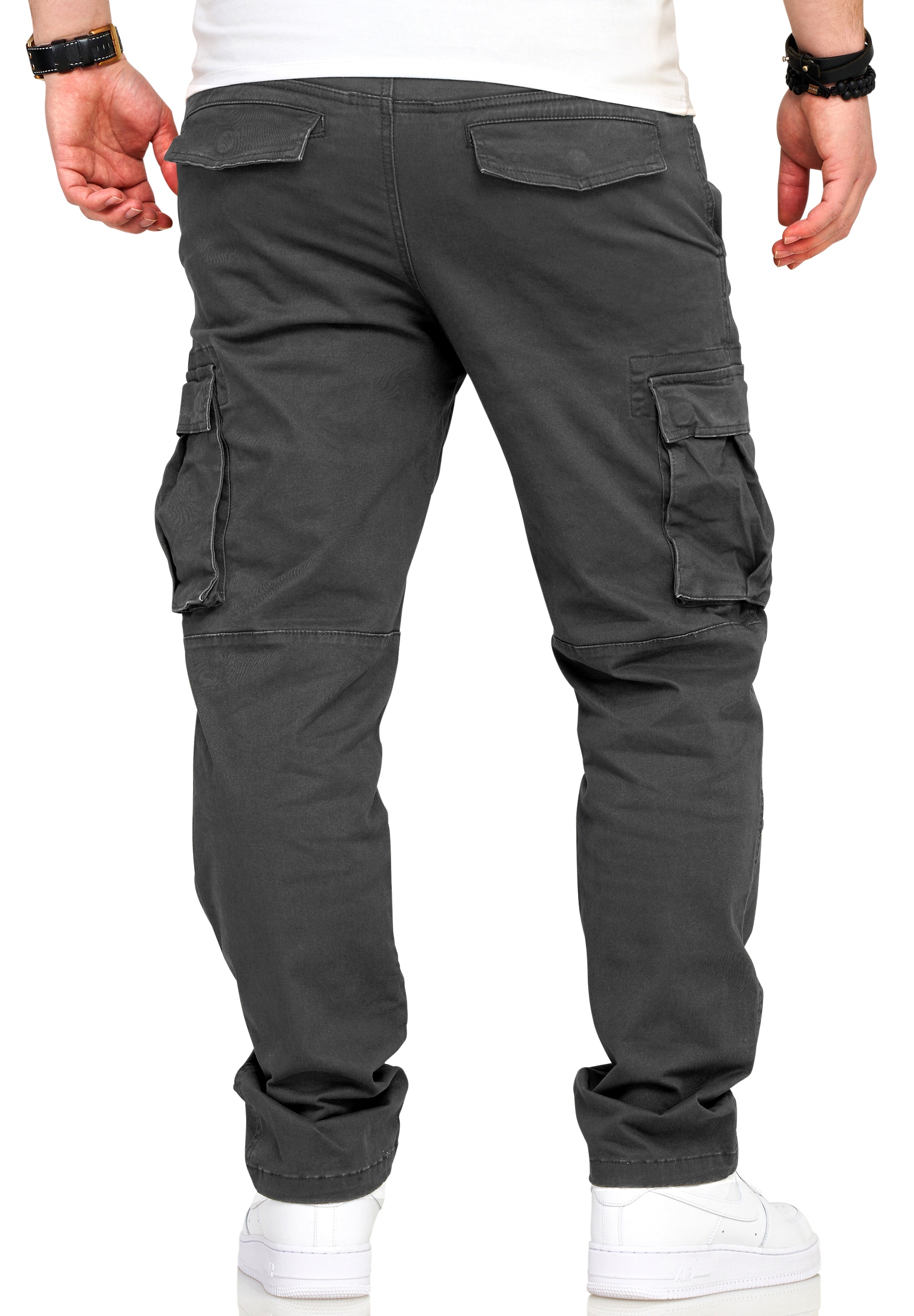 Daily Cotton Cargohose »als Stoffhose mit Stretch«  Chino Cargo Hose mit Gürtelschlaufen für Herren