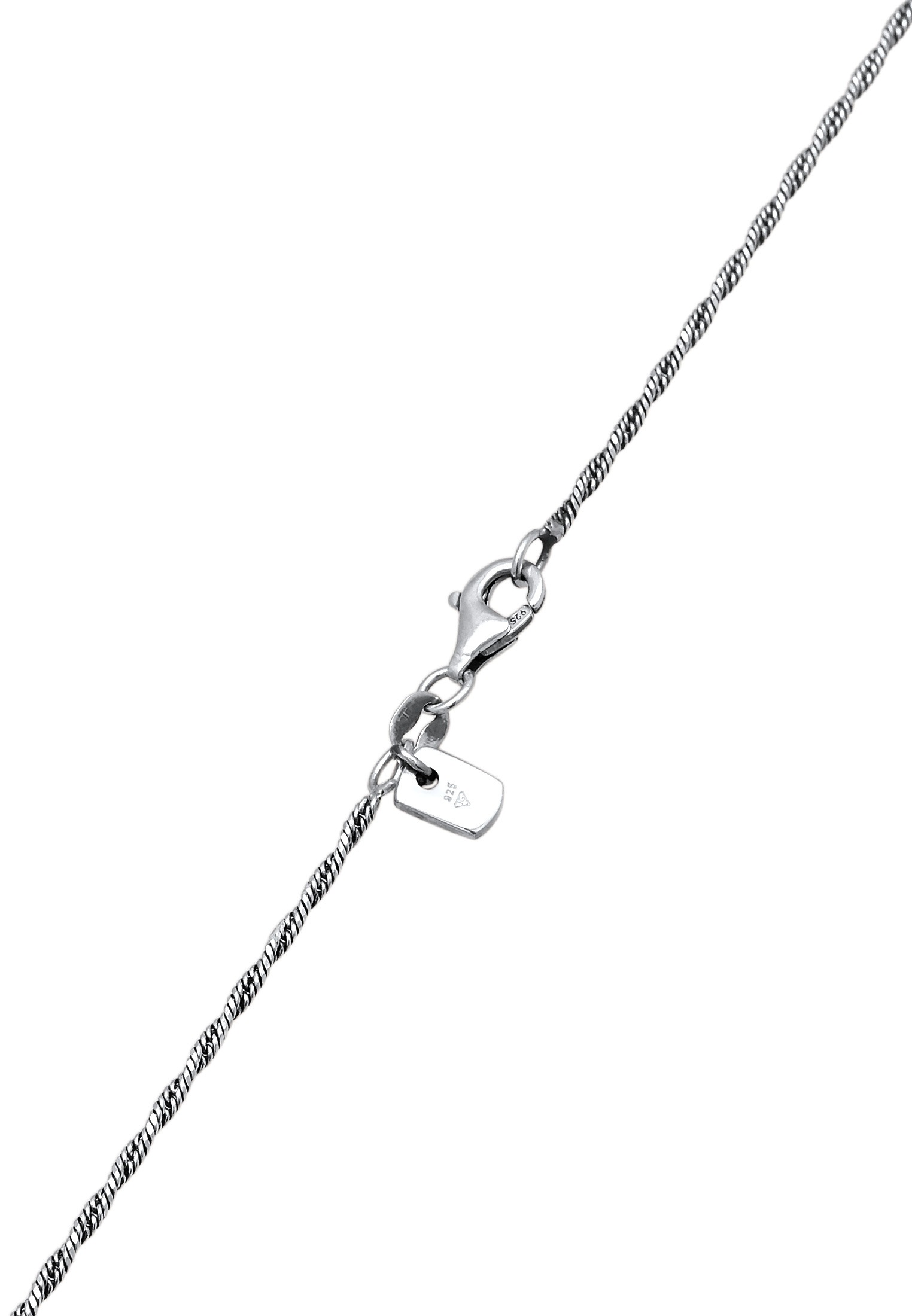 Kuzzoi Kette mit Anhänger »Halskette Herren Münze Antik Kreuz 925 Silber«