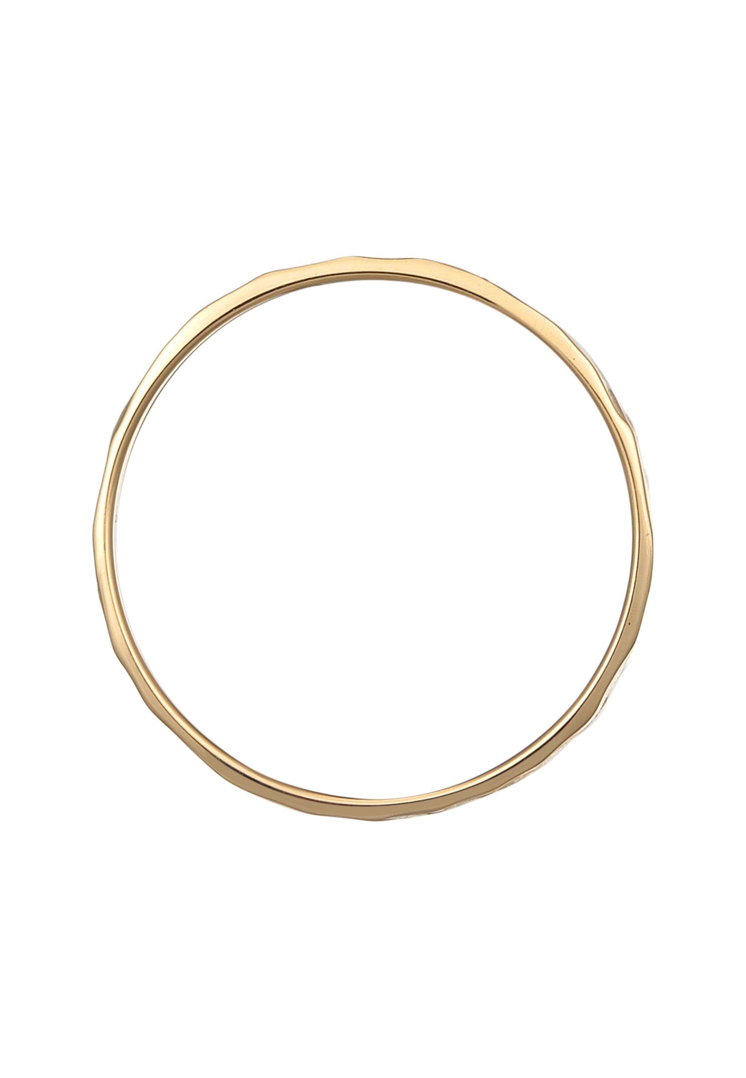 Elli Premium Silberring »Ring Bandring Freundschaftsring Ehering 585er Gelbgold«