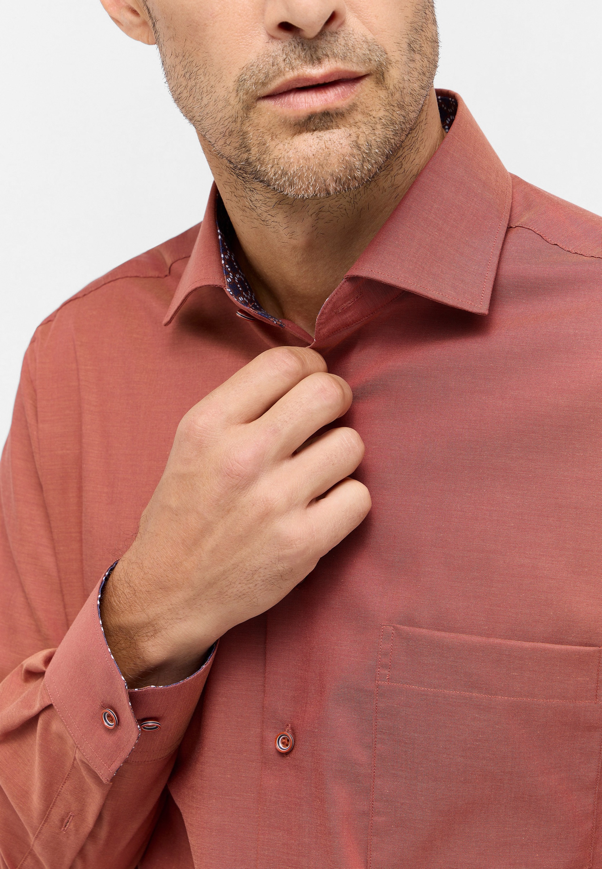 Eterna Langarmhemd »MODERN FIT«, NON IRON (bügelfrei)