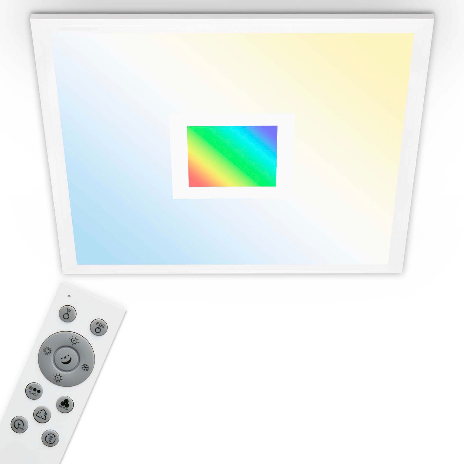Telefunken LED Panel »319106TF CENTERLIGHT«, Leuchtmittel LED-Board | LED fest integriert, Deckenleuchte, Panel, CCT, RGB Beleuchtung, 24W 2400lm, 44,5 cm
