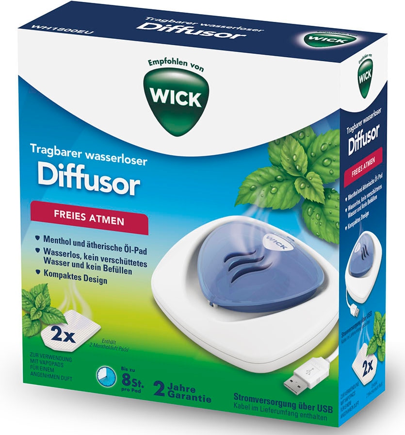 WICK Diffuser »WH1800EU«, wasserloser tragbarer Aroma Diffusor