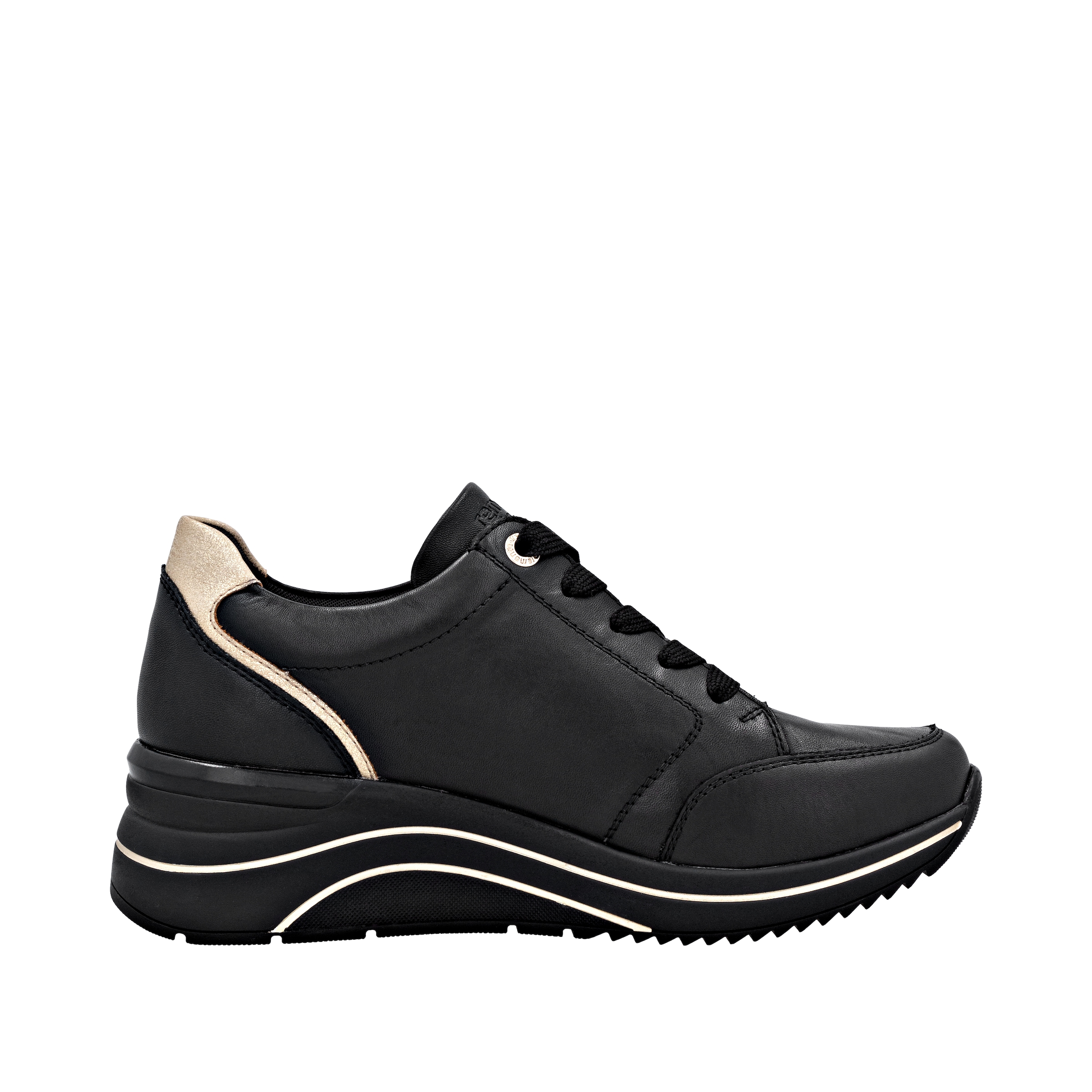 Remonte Keilsneaker, Freizeitschuh, Halbschuh, Schnürschuh mit Rieker TEX-Membran