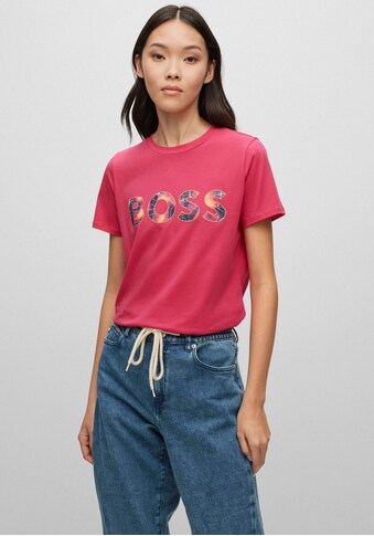 BOSS ORANGE T-Shirt, mit Logo-Frontprint kaufen