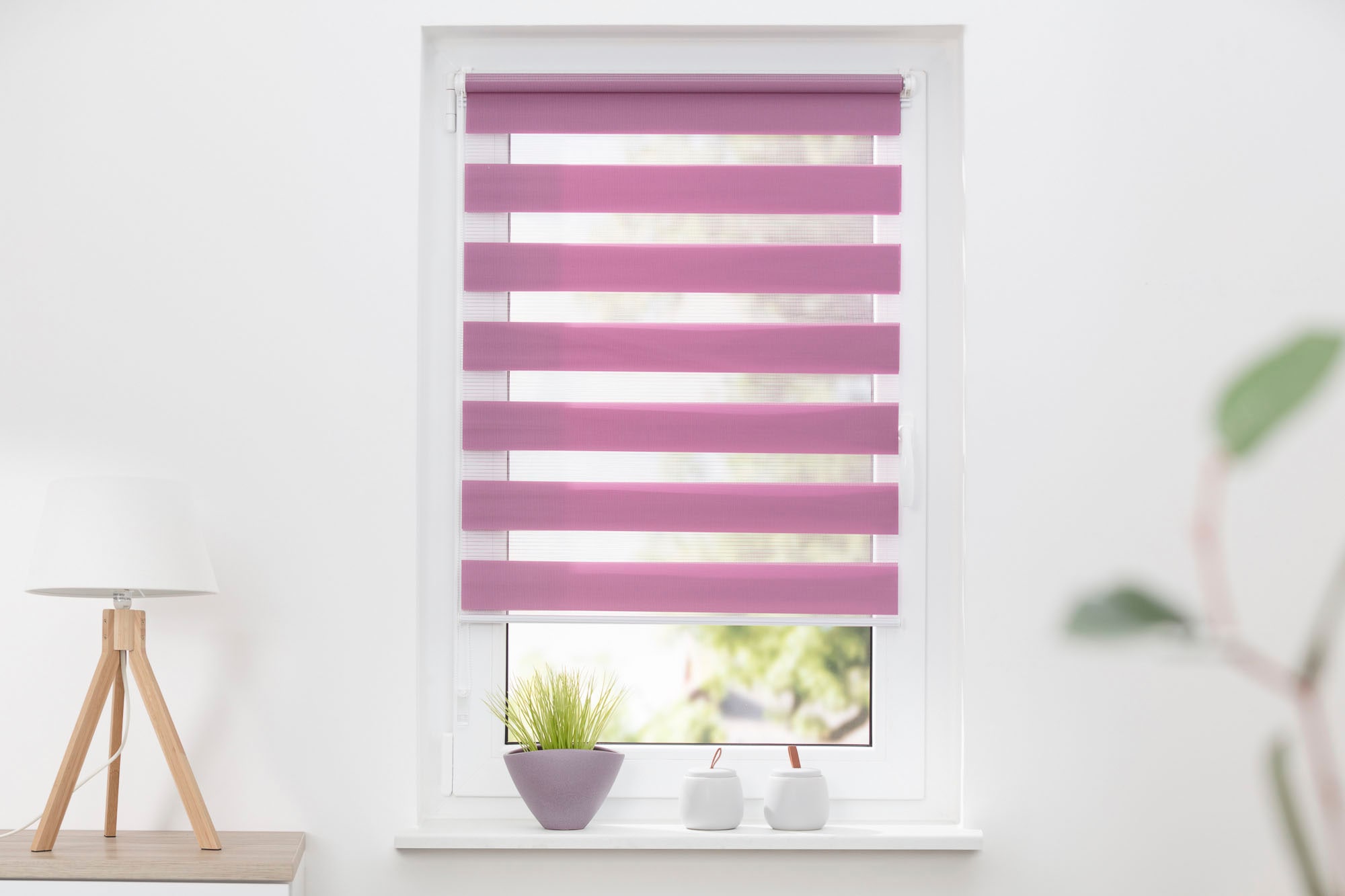K-HOME Doppelrollo »Maringa Klemmfix«, Lichtschutz, ohne Bohren