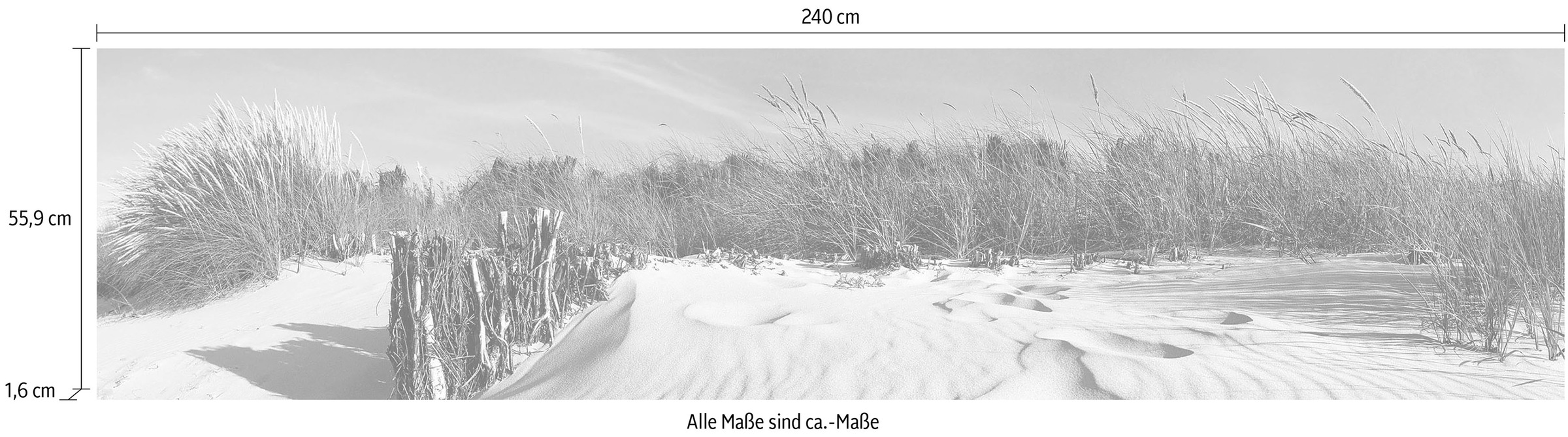 Express Küchen Küchenrückwand »Strand«, (1 tlg.)