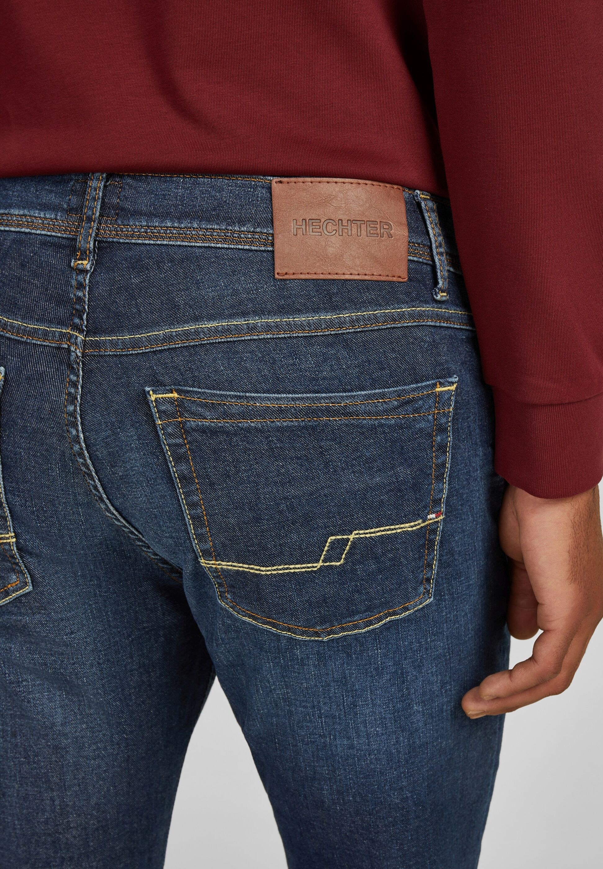 HECHTER PARIS 5-Pocket-Jeans »HECHTER PARIS FM Hose« Im Regular-Tapered-Fit-Design