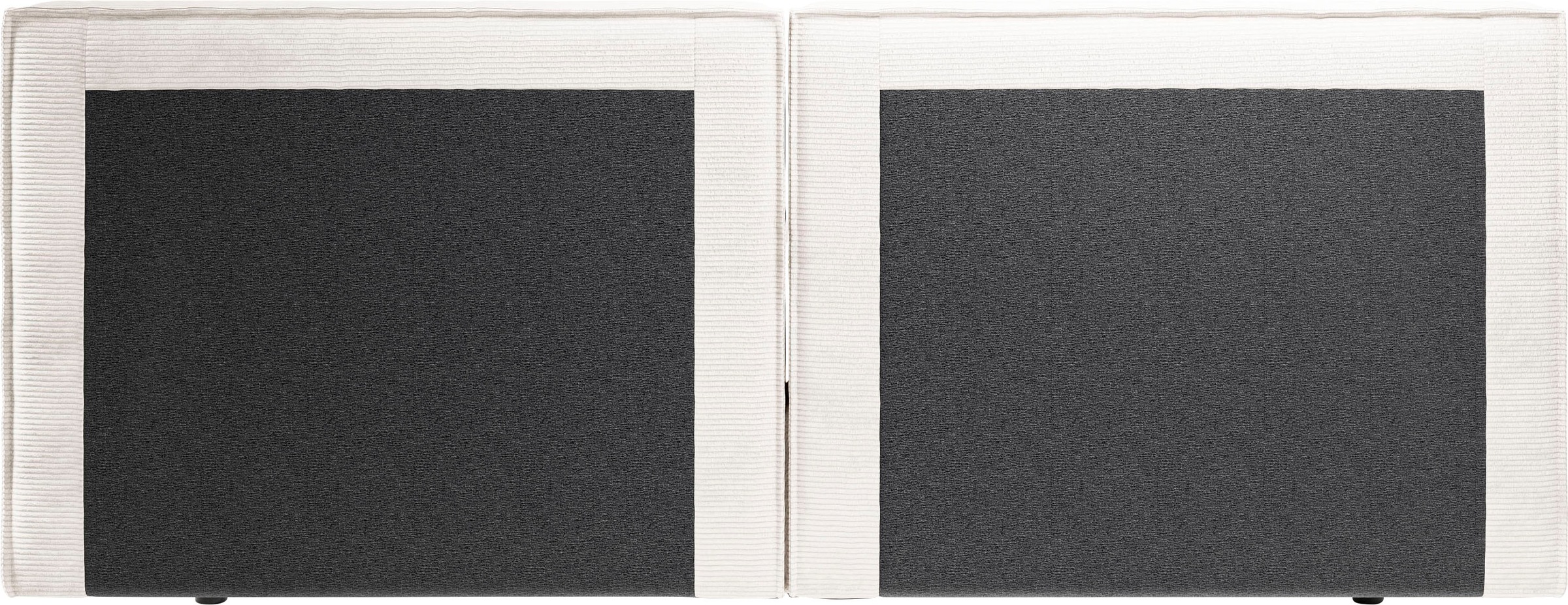 Home affaire Polsterbett »Adrina mit Biesenoptik, Feincord und Luxus-Microfaser« bis 280kg, auch in Überlänge 220 cm, 4 Breiten bis 200cm