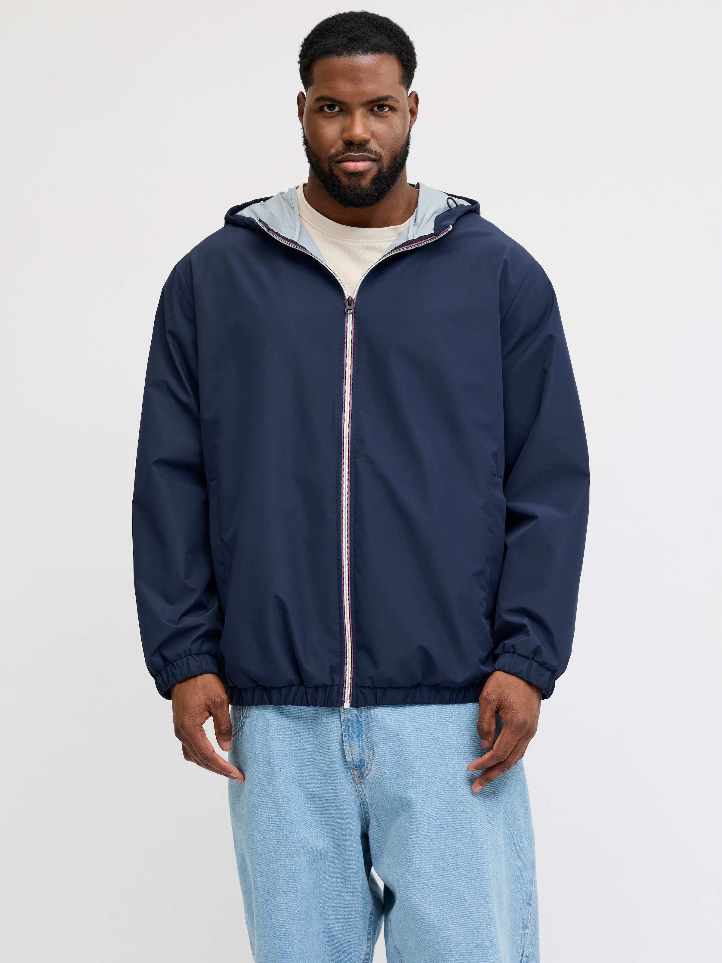 Jack & Jones PlusSize Blouson »JJJAKE LIGHT JACKET PLS« mit Kapuze