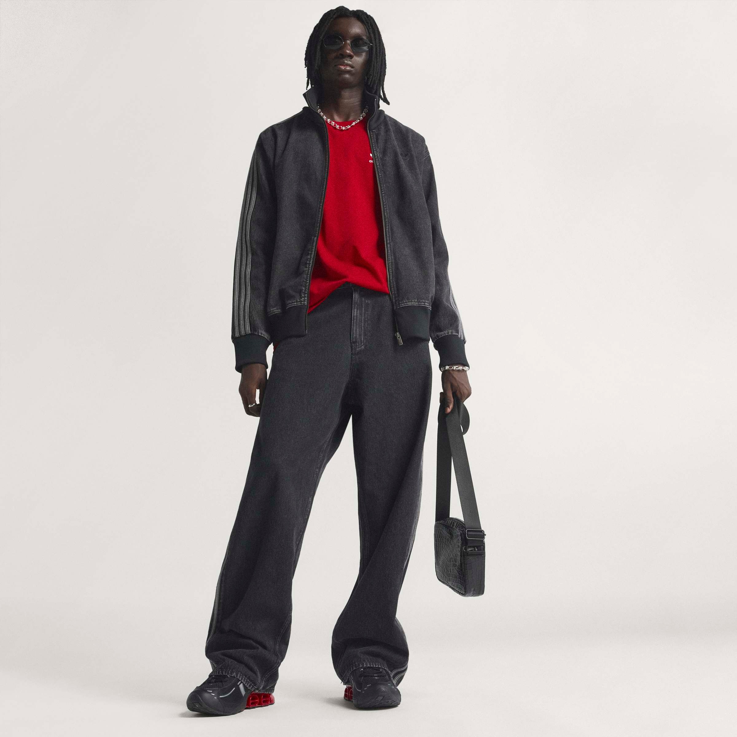 adidas Originals Jeansjacke »DENIM FB TT« mit Reißverschluss, aus Baumwolle