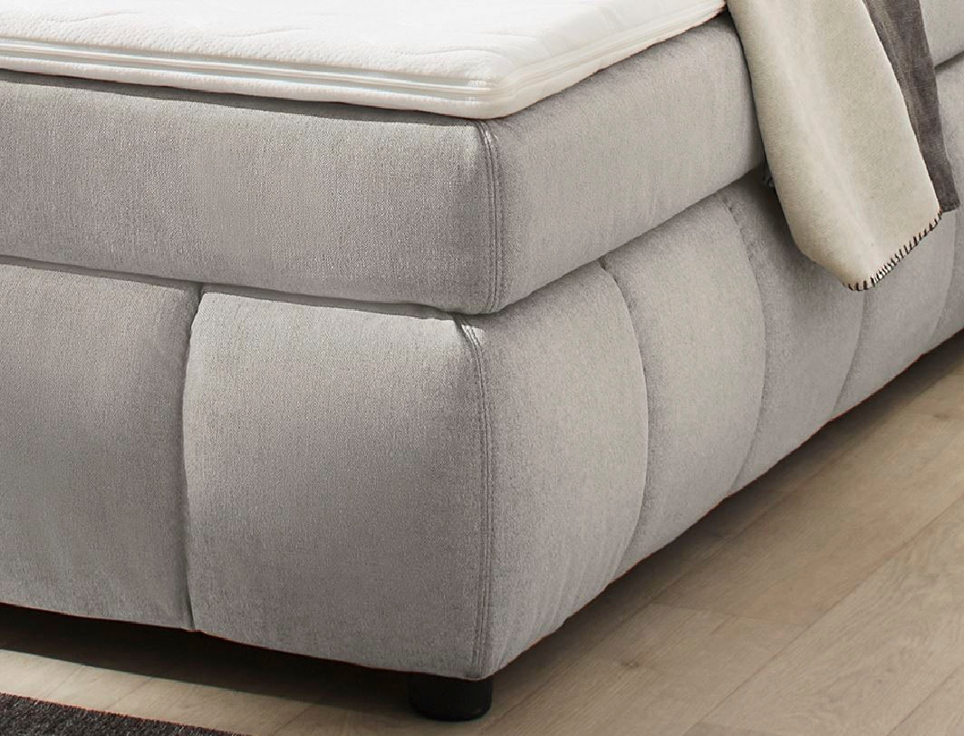 Jockenhöfer Gruppe Boxspringbett »Cora«, Wende-Bonell-Federkern-Matratze (H2/H3), PU-Schaum Topper